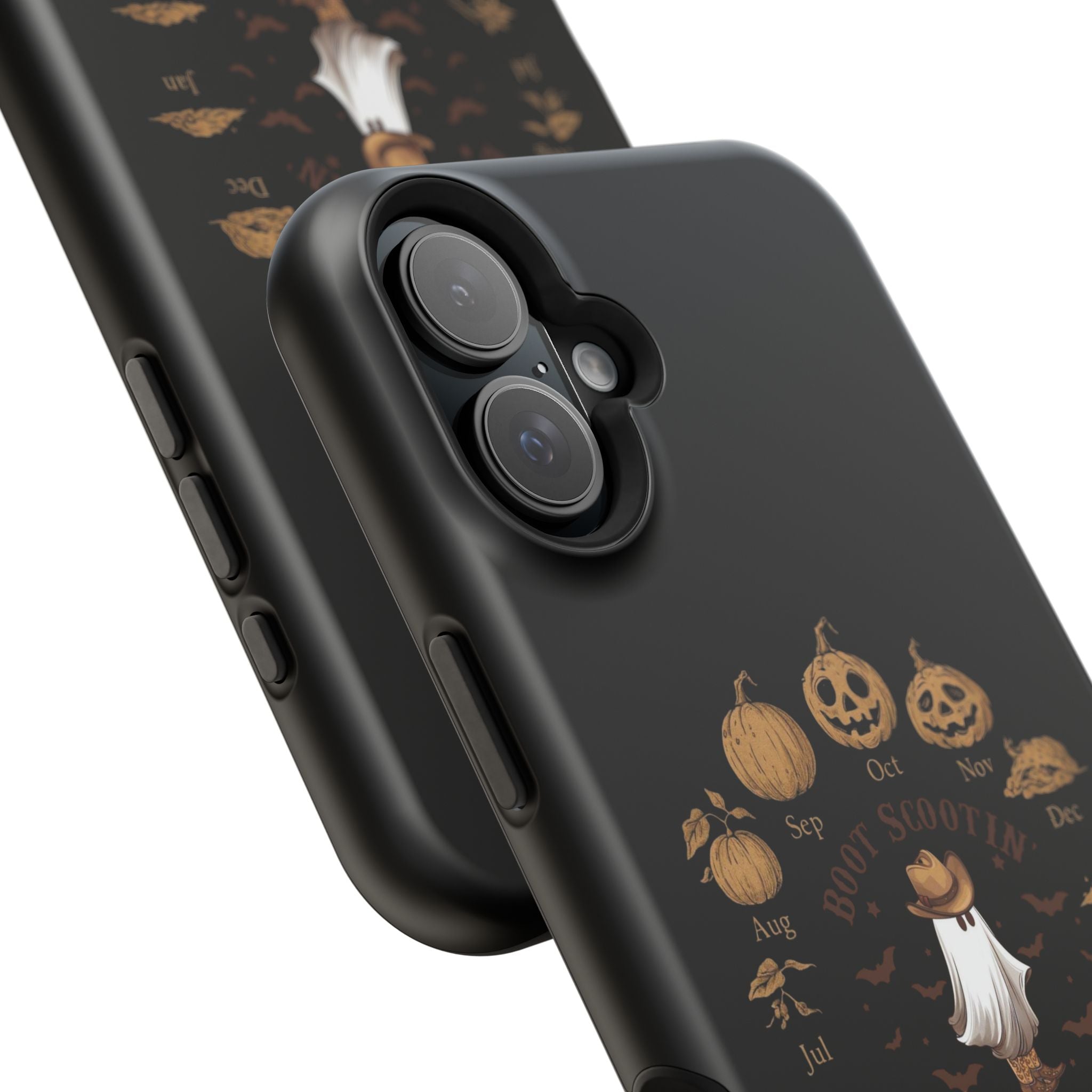 Spooky Boot Halloween Pumpkin Magnetic Phone Case (Season)