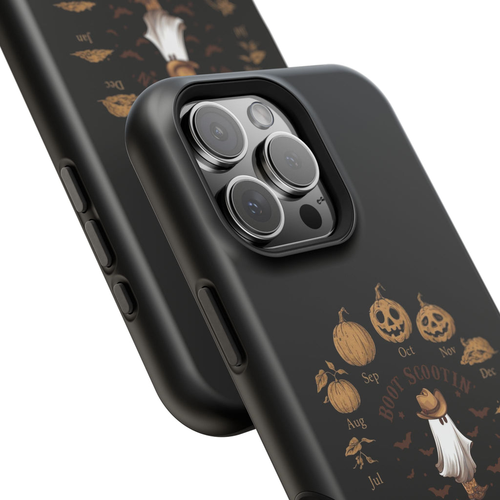 Spooky Boot Halloween Pumpkin Magnetic Phone Case (Season)