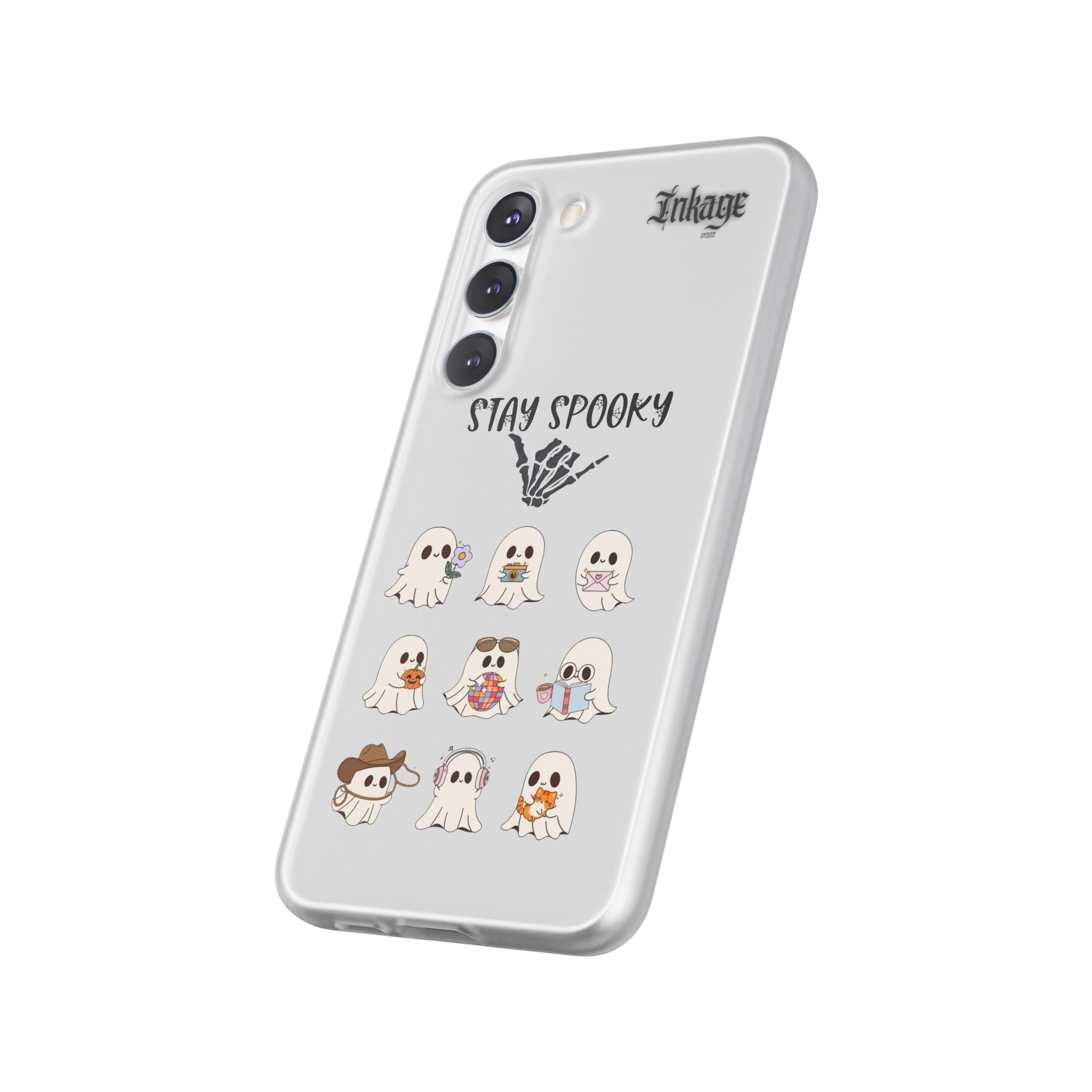 Stay Spooky Clear Phone Cases (Season)