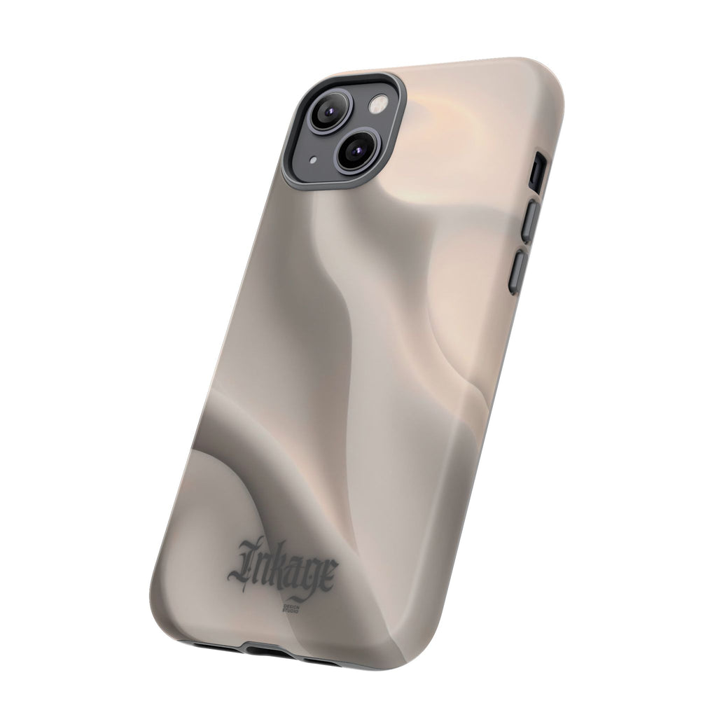Beige Wavy Flow Tough Phone Case (Minimal)