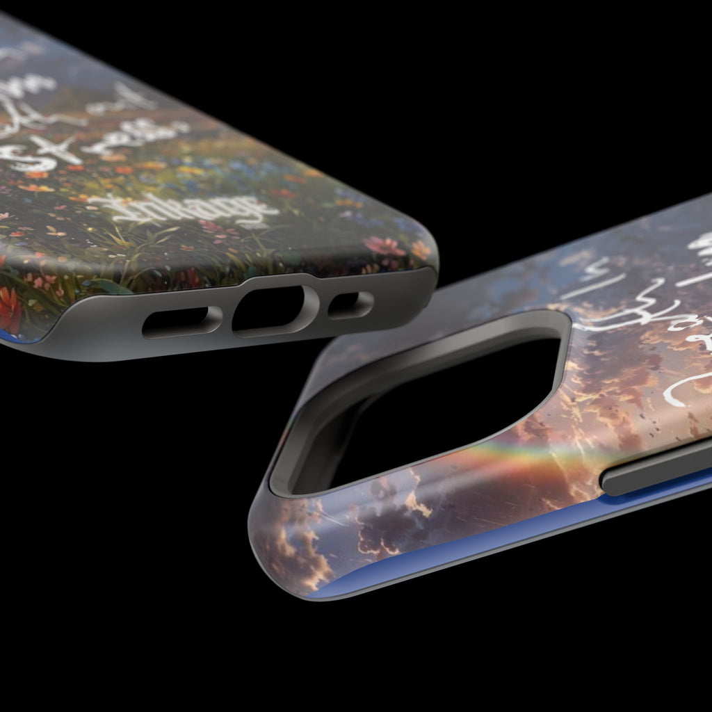 "Breath in Calm Breath out Stress" Quote Magnetic Phone Cases