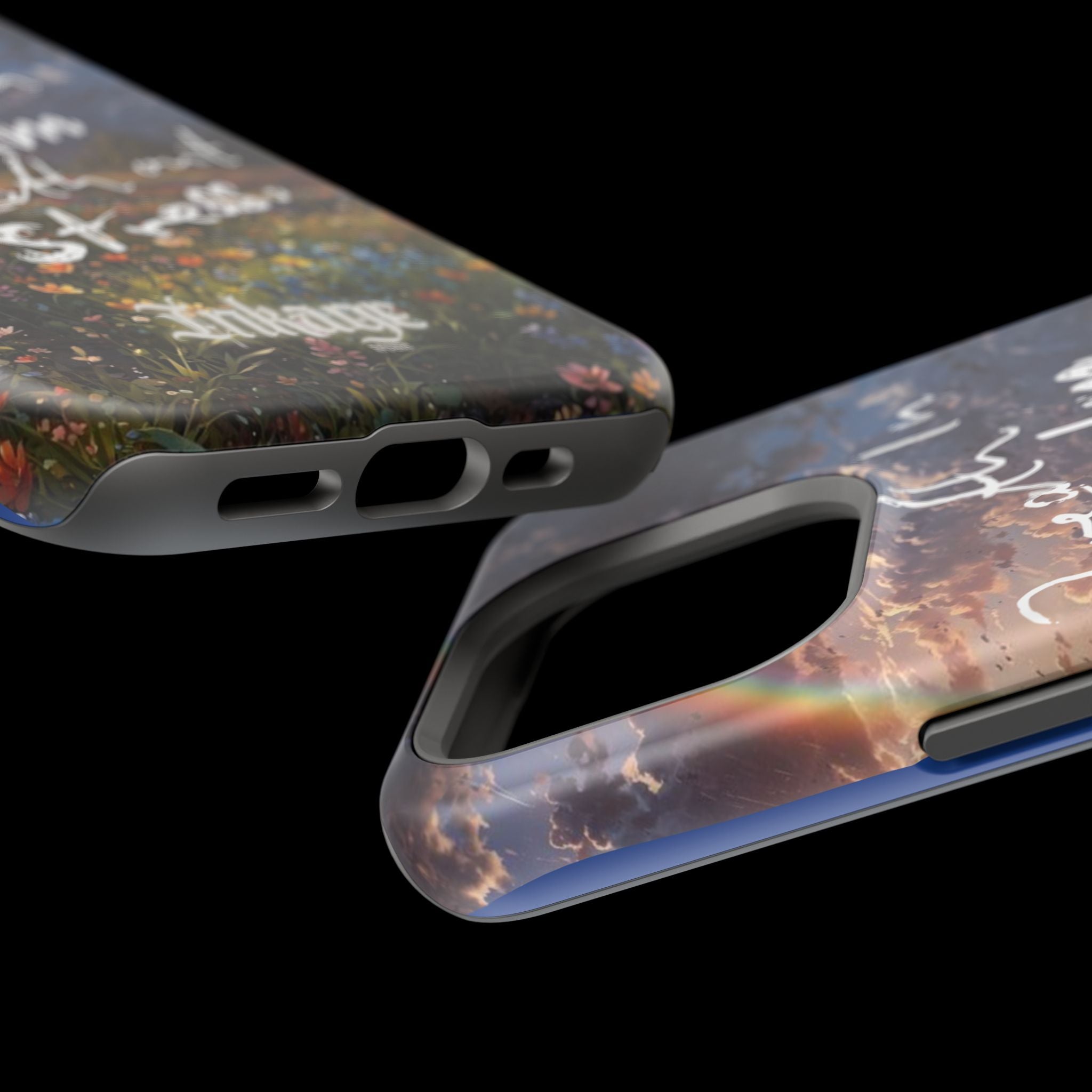 "Breath in Calm Breath out Stress" Quote Magnetic Phone Cases