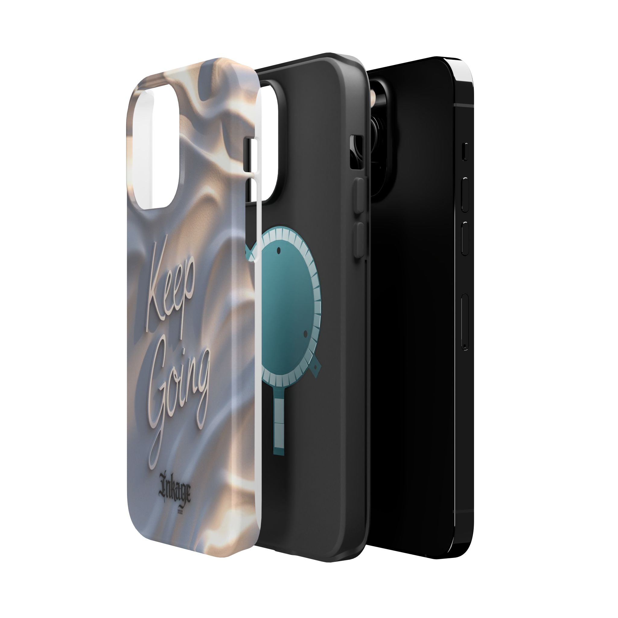 "Keep Going" Magnetic Phone Cases (Quote)