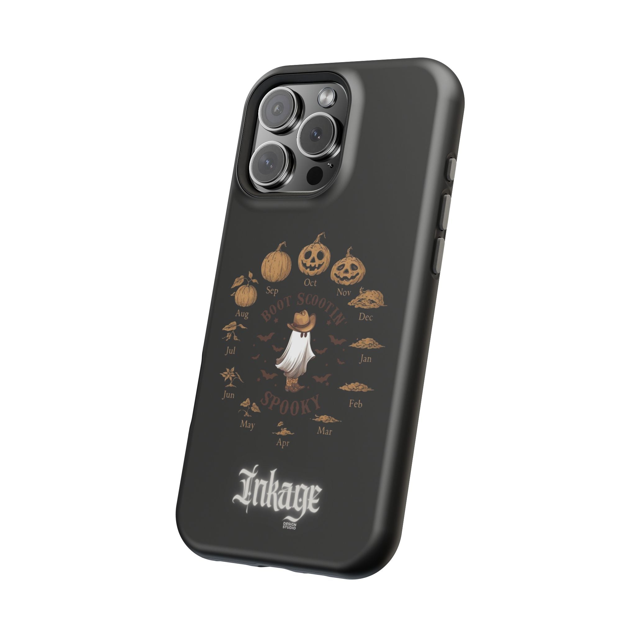 Spooky Boot Halloween Pumpkin Magnetic Phone Case (Season)