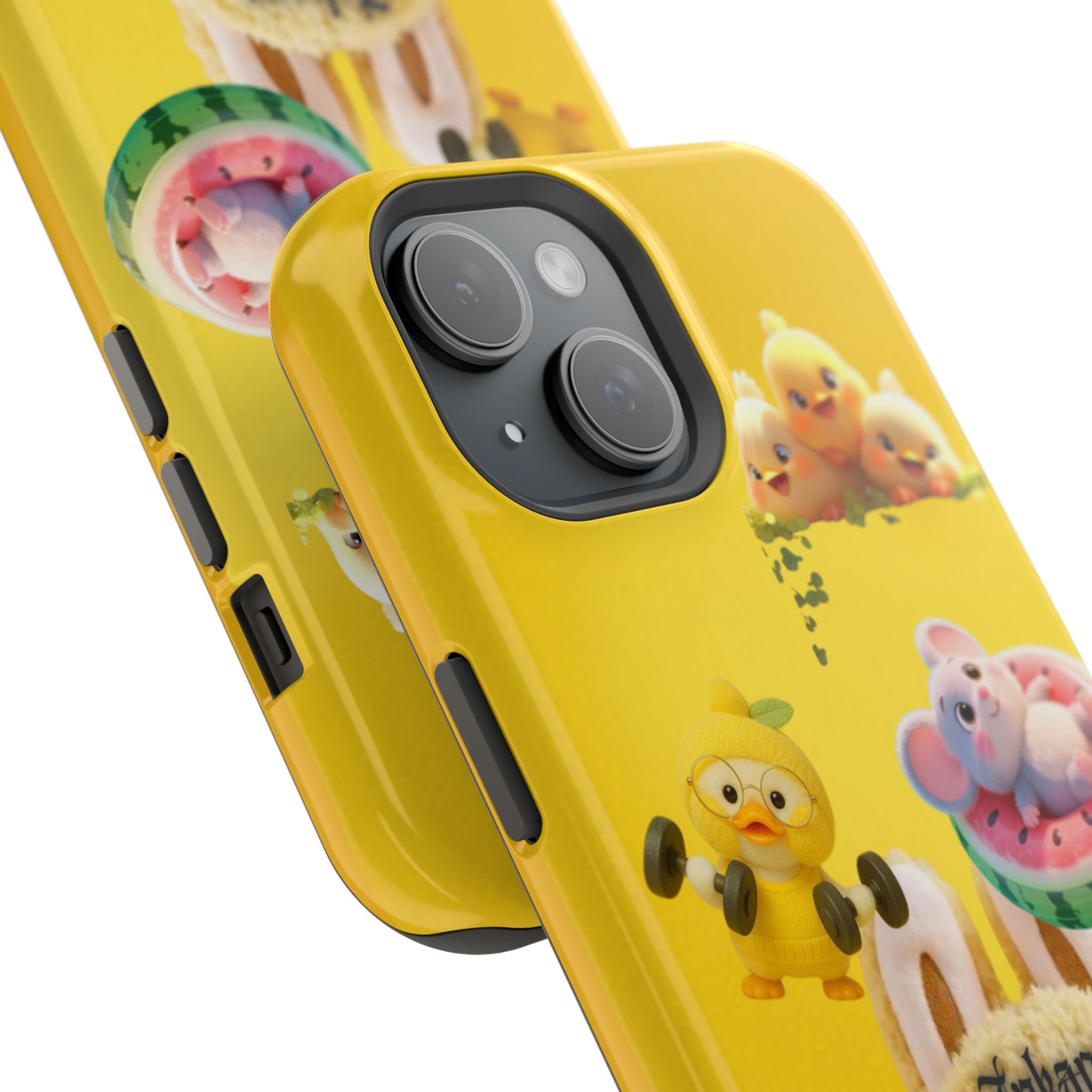 Yellow Cutie Labubu Magnetic Phone Cases (Animation)