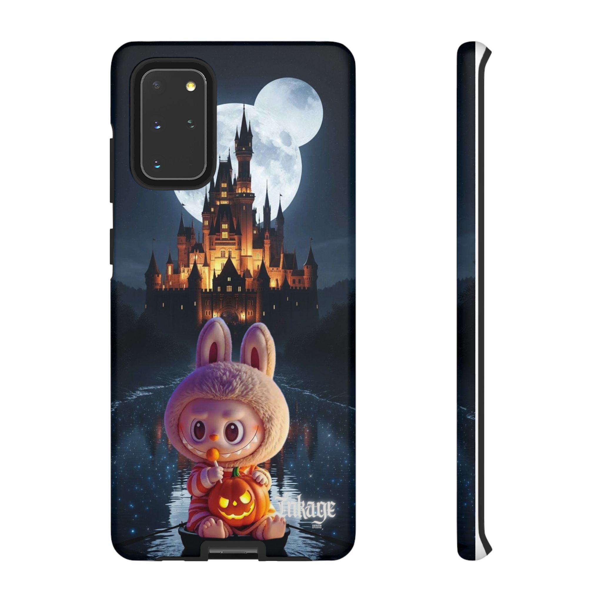 Labubu Halloween On Disney Boat Tough Phone Cases (Season, Animation)