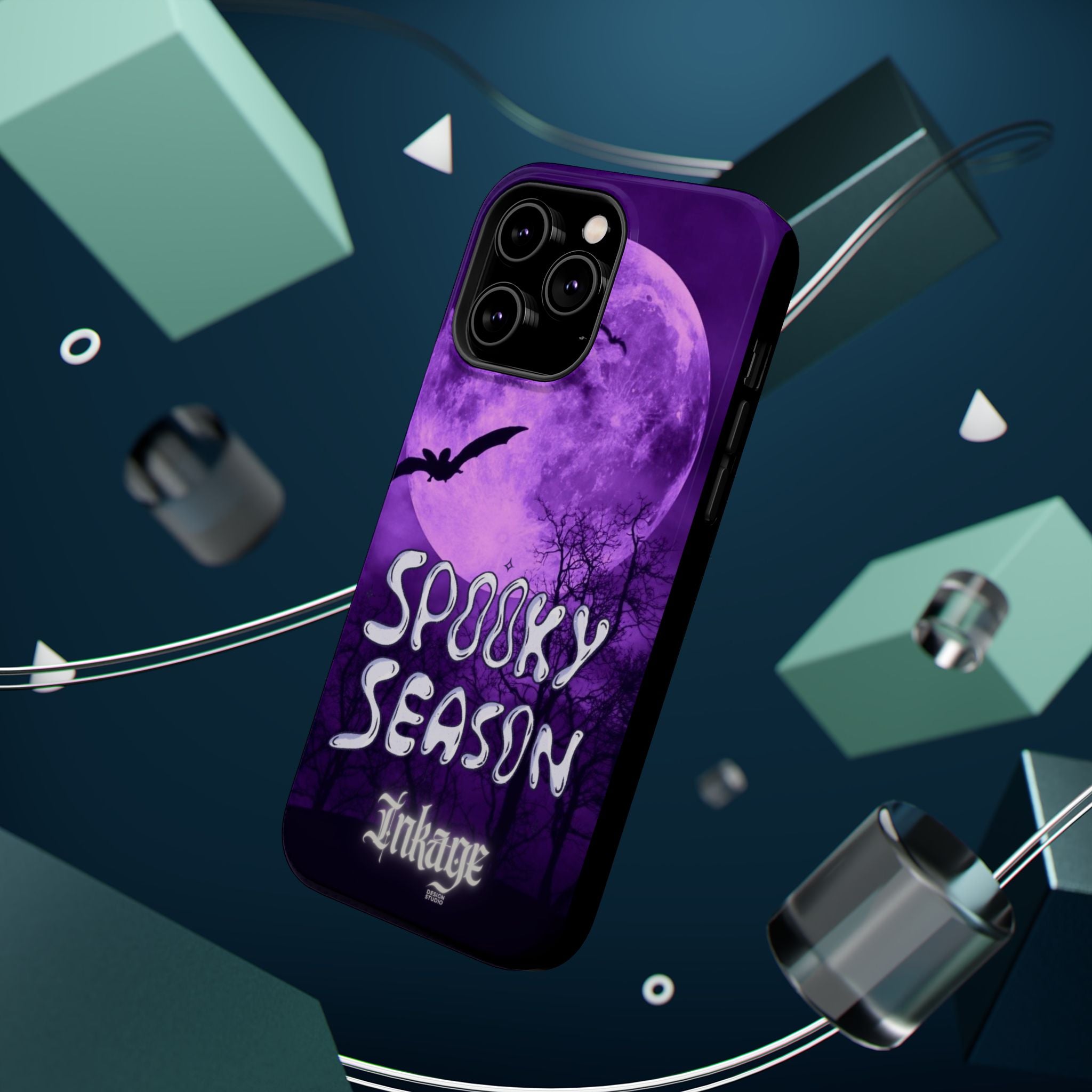 Purple Spooky Season Magnetic Phone Cases (Season)