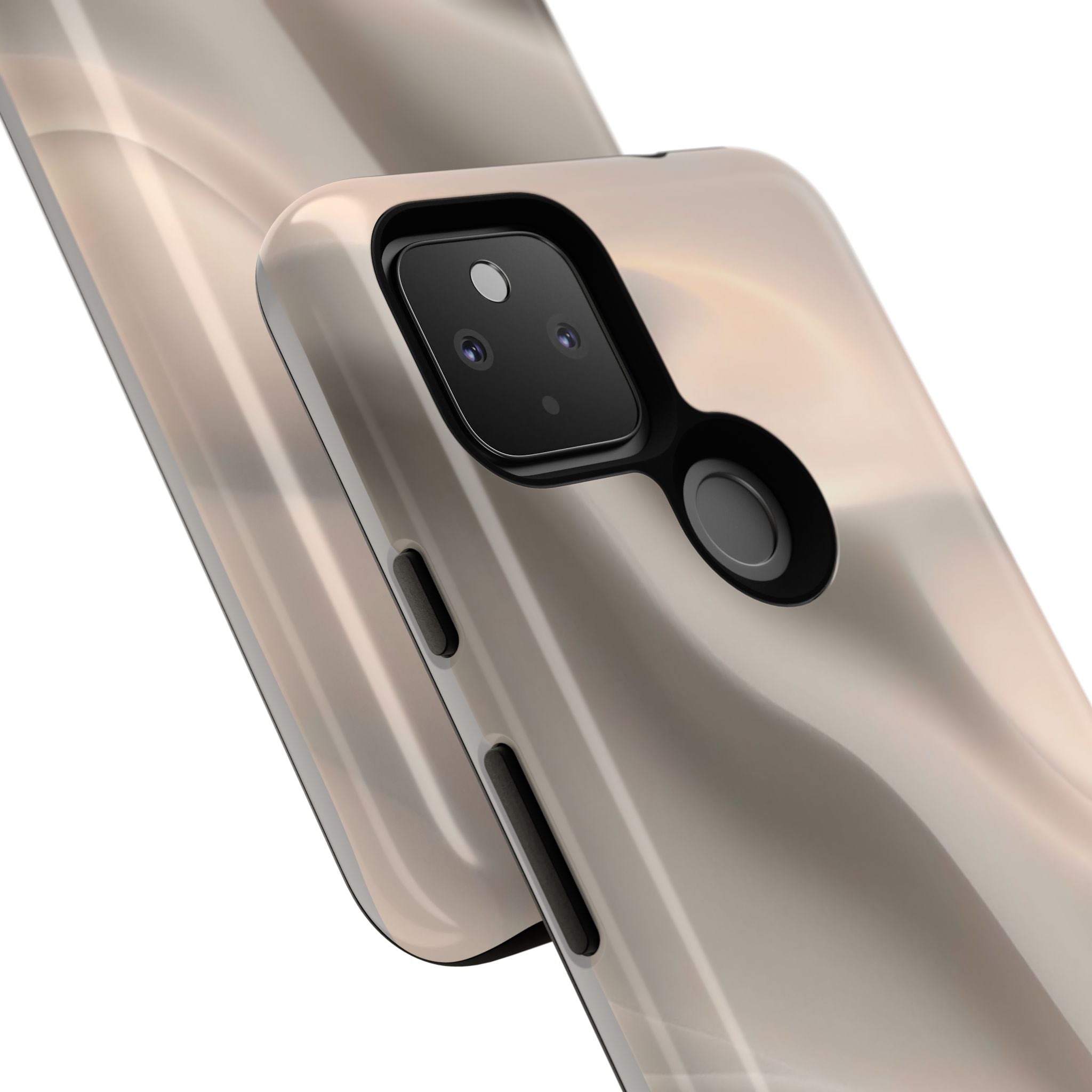 Beige Wavy Flow Tough Phone Case (Minimal)