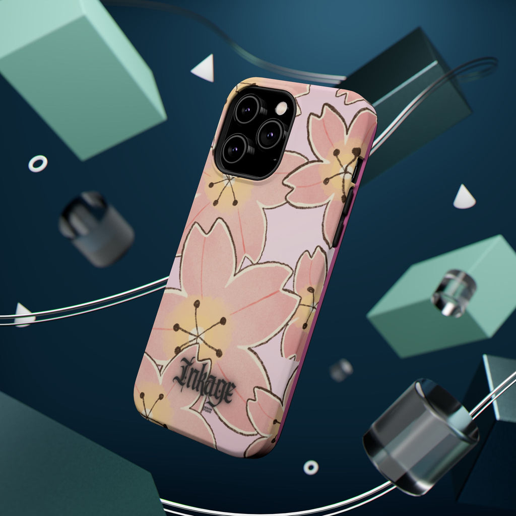 Charming Floral Magnetic Phone Case (Minimal)