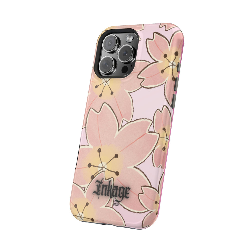 Charming Floral Magnetic Phone Case (Minimal)