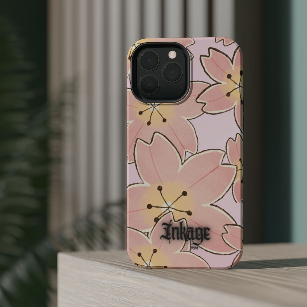 Charming Floral Magnetic Phone Case (Minimal)