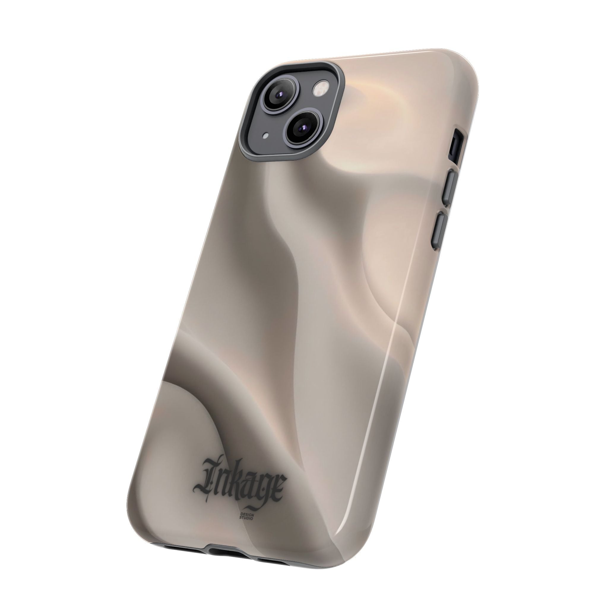 Beige Wavy Flow Tough Phone Case (Minimal)