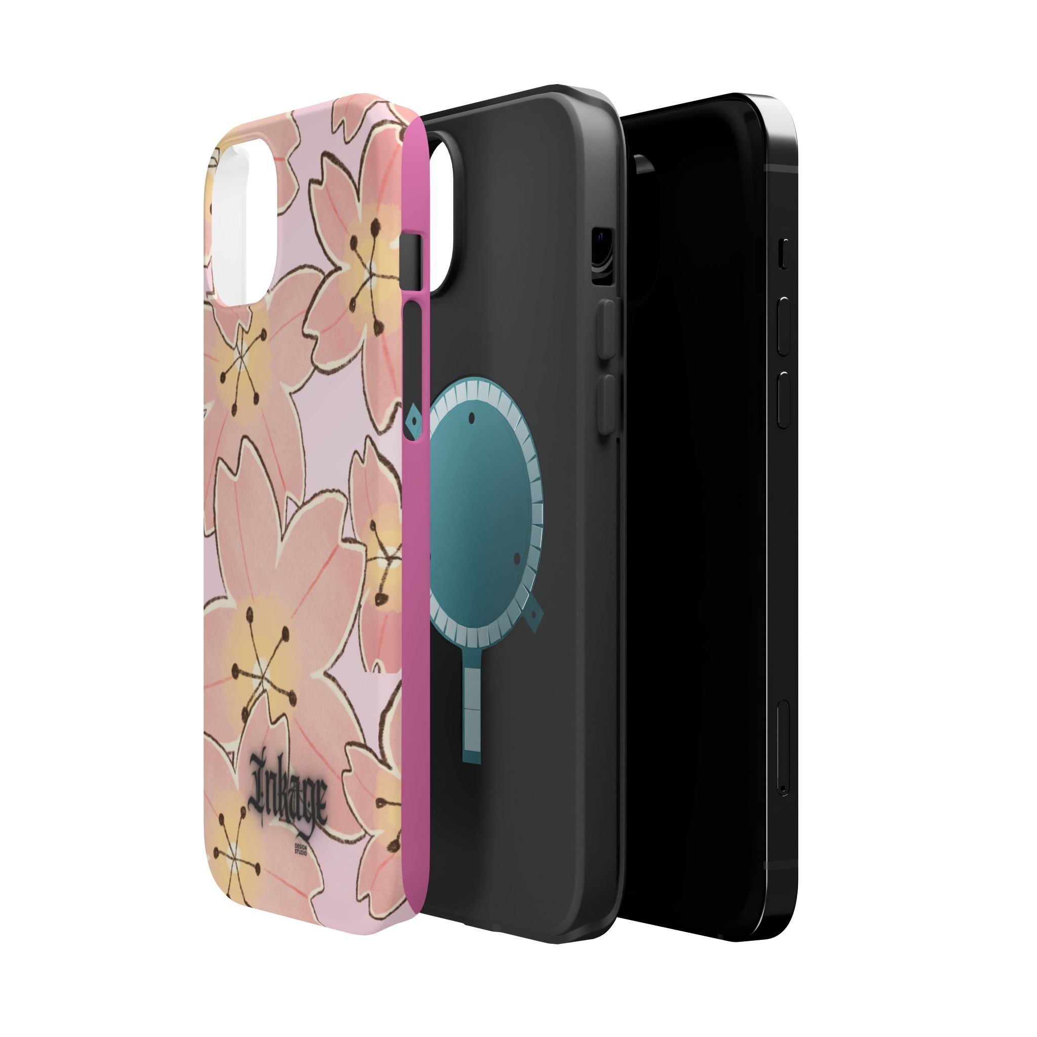 Charming Floral Magnetic Phone Cases (Minimal)