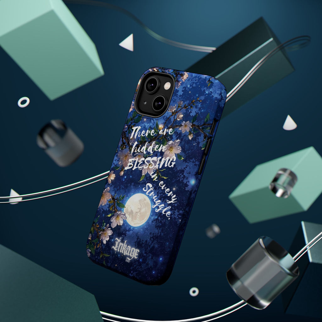 “Moonlit Blessing” Quote Magnetic Phone Cases