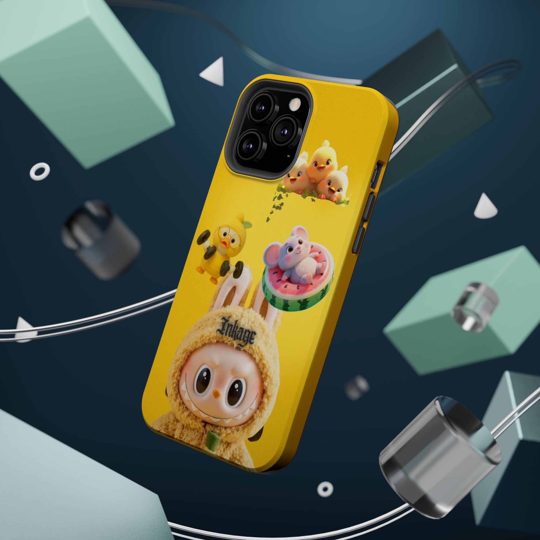 Yellow Cutie Labubu Magnetic Phone Cases (Animation)