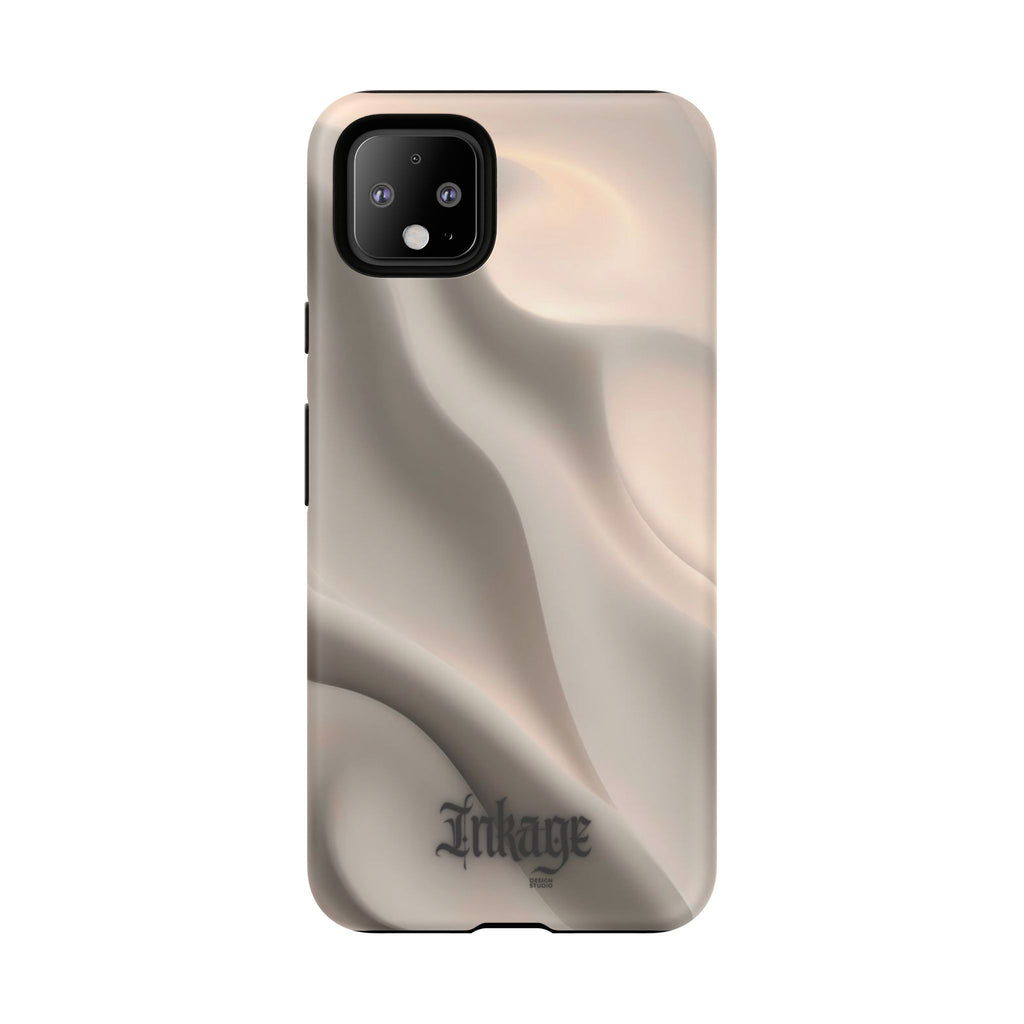 Beige Wavy Flow Tough Phone Case (Minimal)