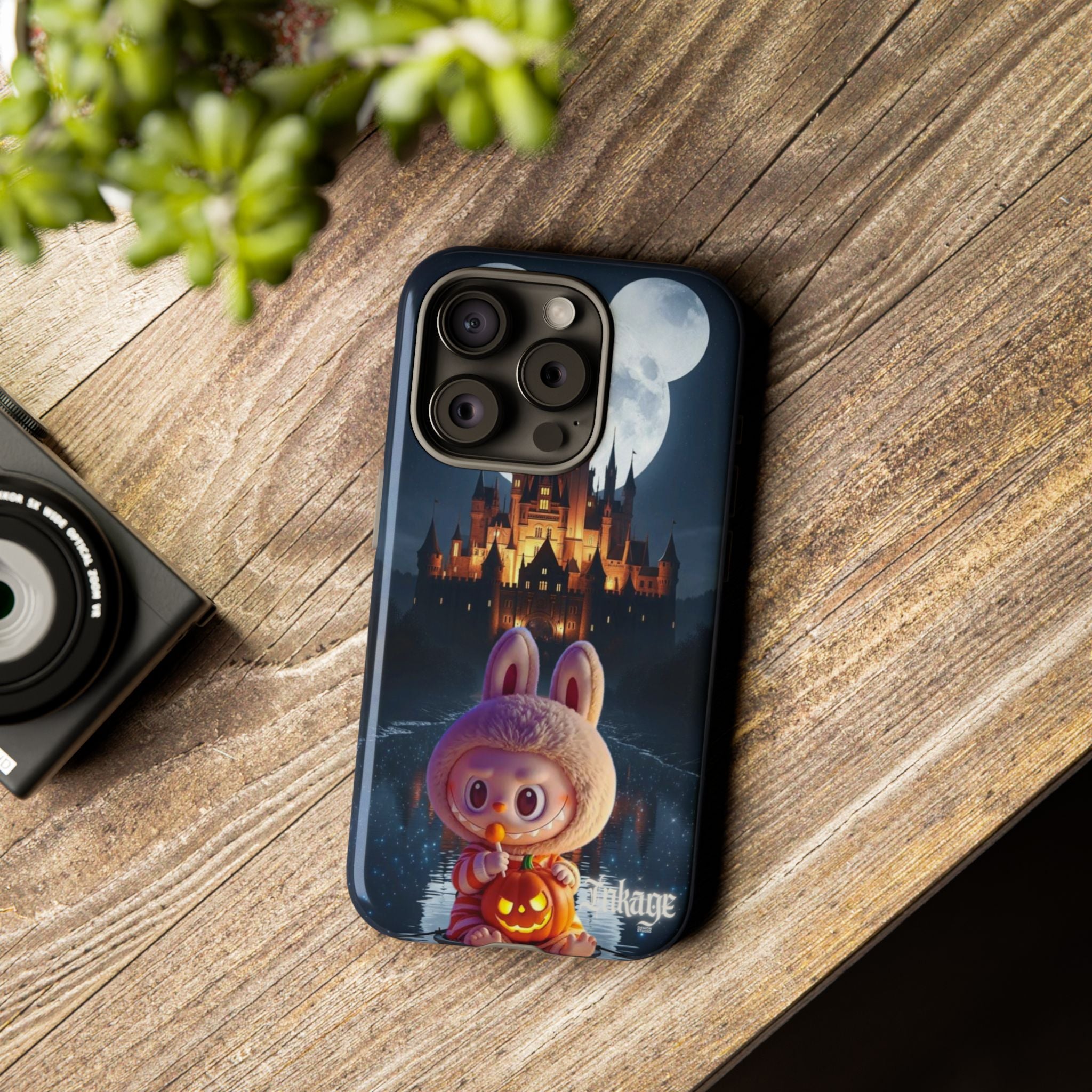 Labubu Halloween On Disney Boat Tough Phone Cases (Season, Animation)
