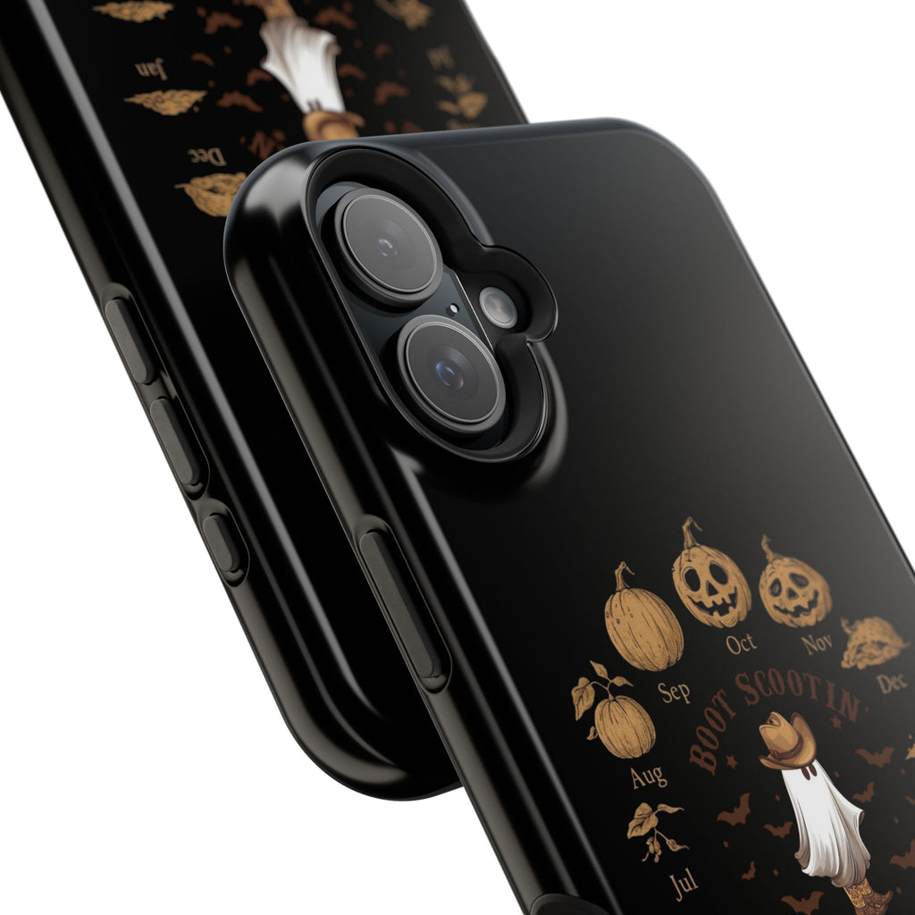 Spooky Boot Halloween Pumpkin Magnetic Phone Case (Season)