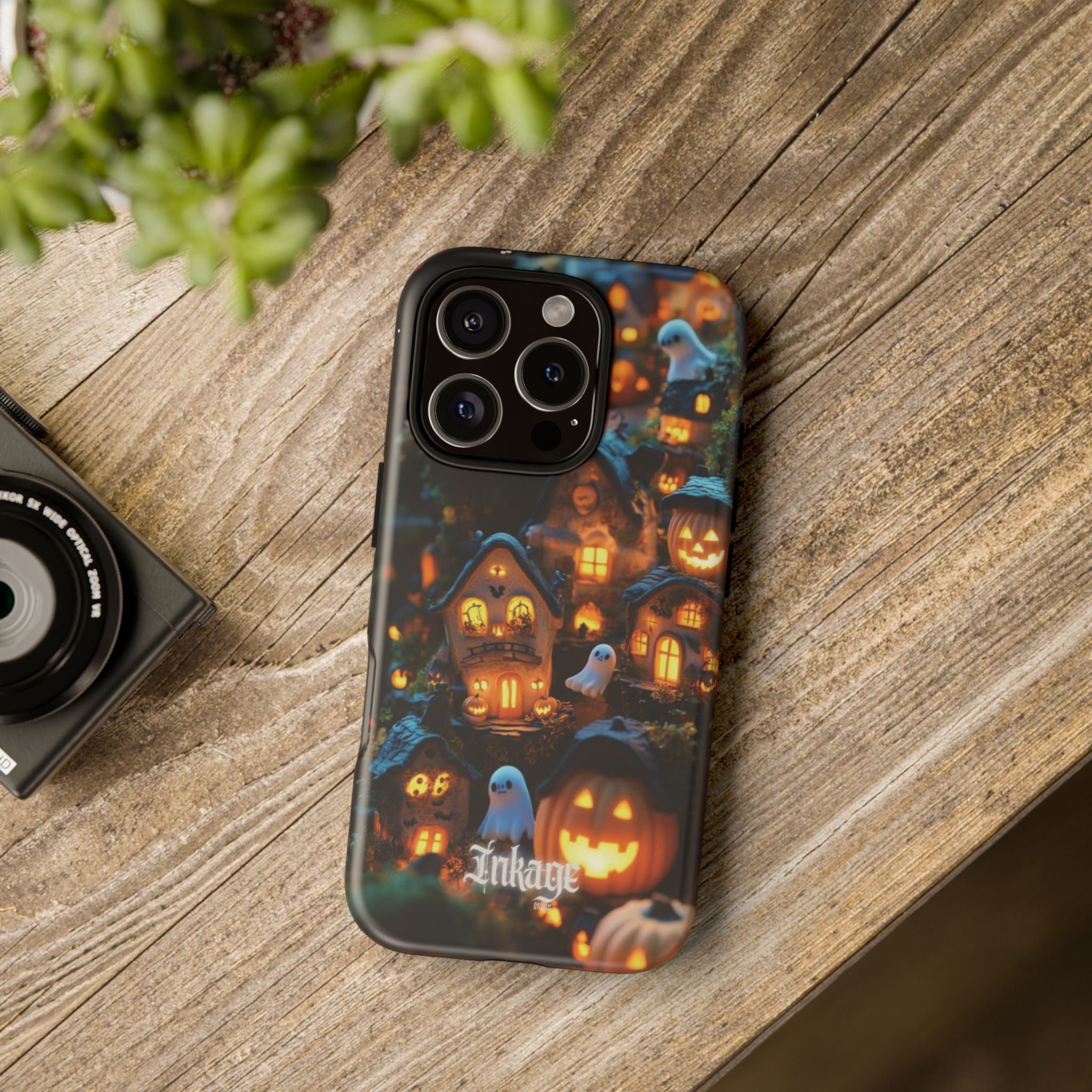 Spooky Pumpkin Village Tough Phone Cases (Season)