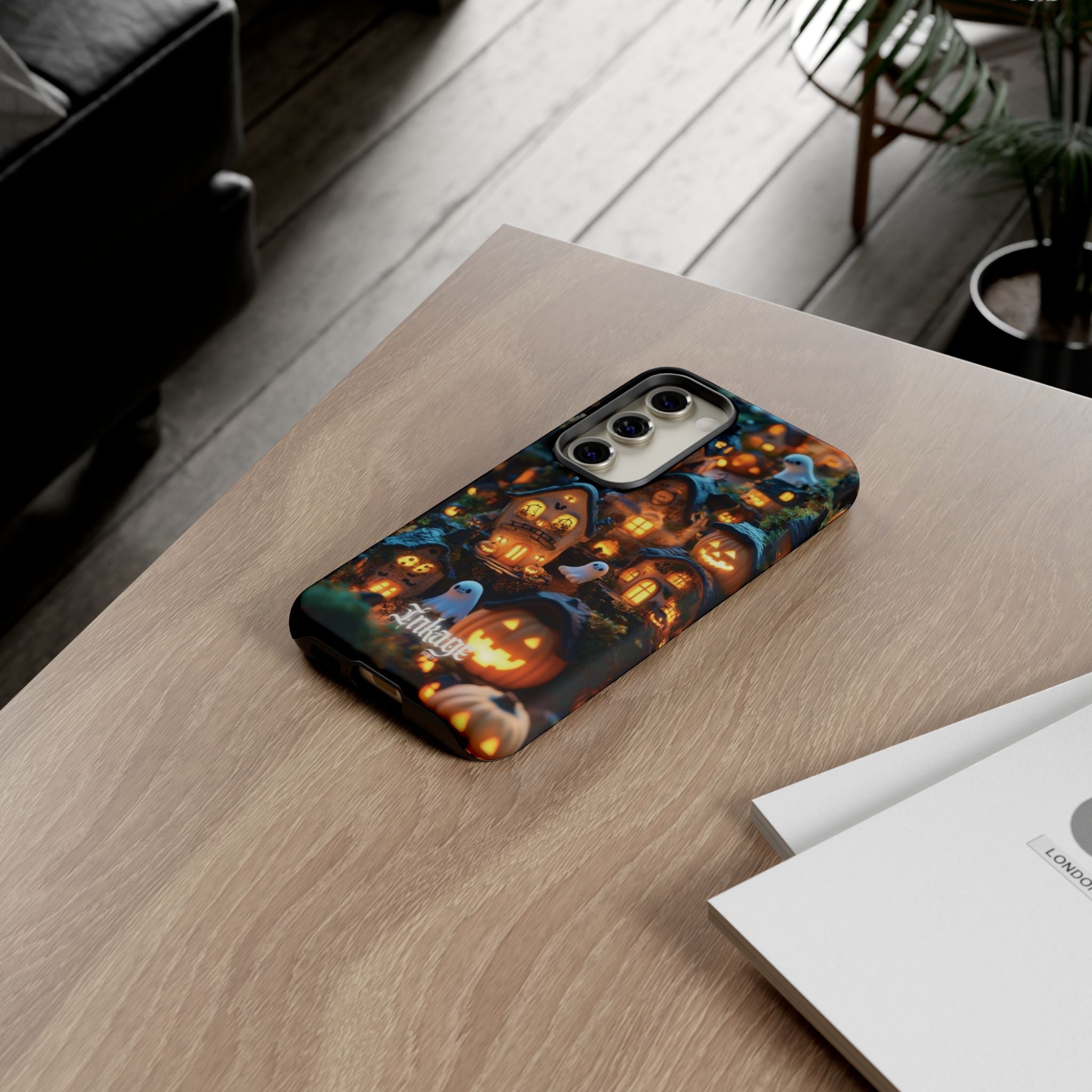 Spooky Pumpkin Village Tough Phone Cases (Season)