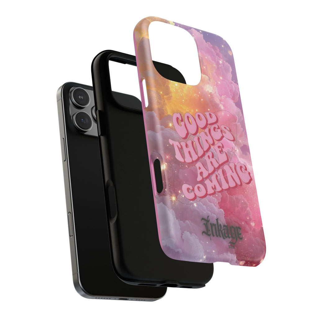 "Good Things Are Coming" with Tough Magnetic Phone Cases (Quote)
