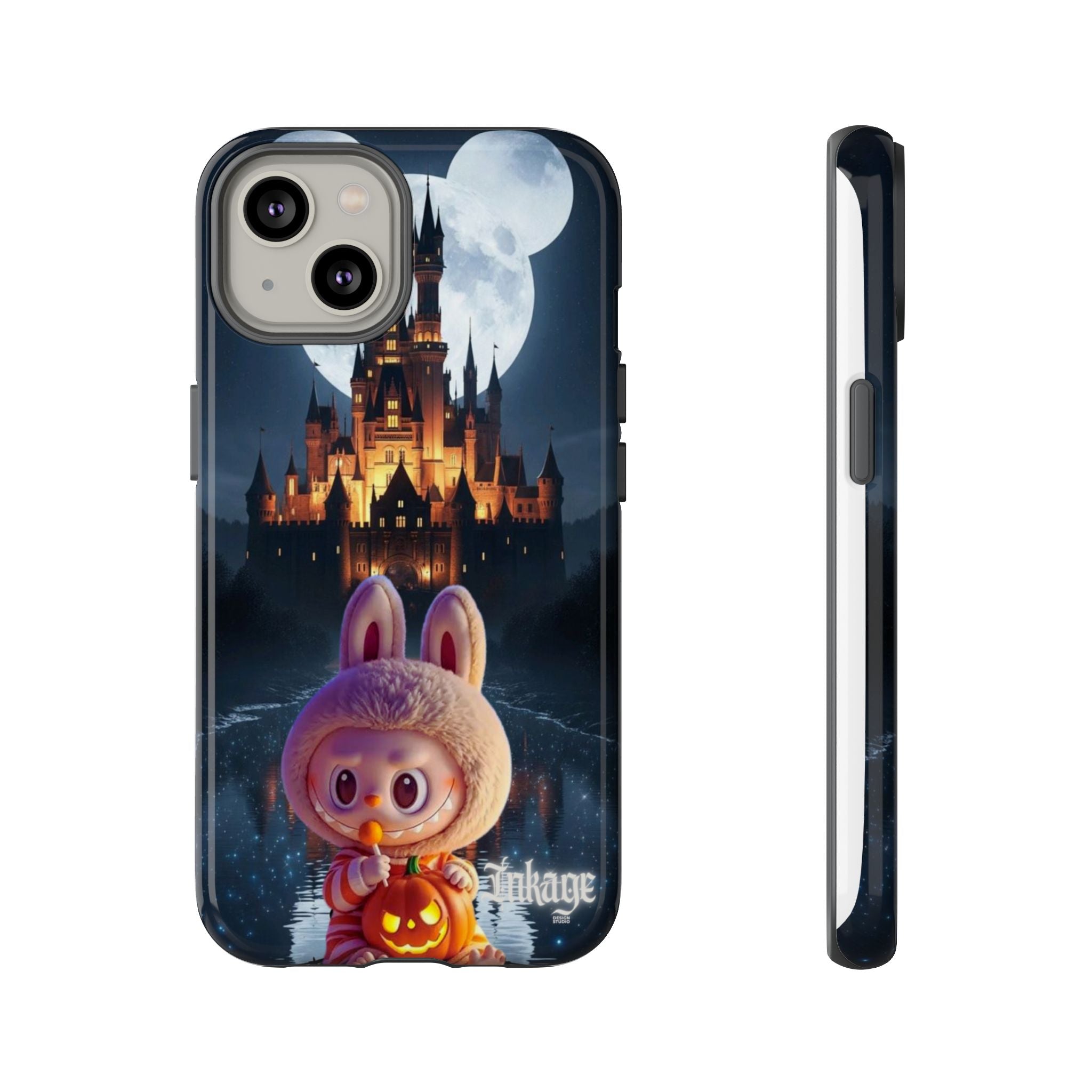 Labubu Halloween On Disney Boat Tough Phone Cases (Season, Animation)