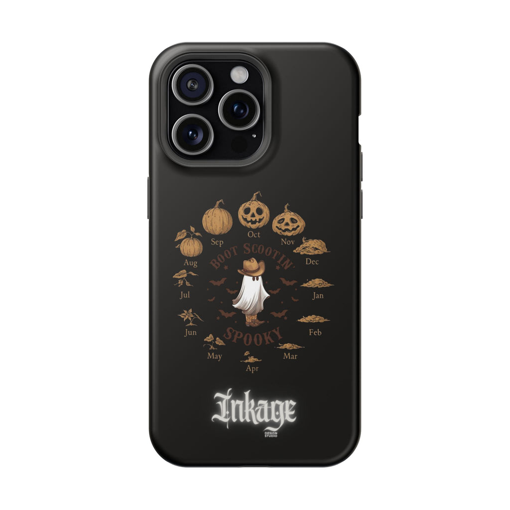 Spooky Boot Halloween Pumpkin Magnetic Phone Case (Season)