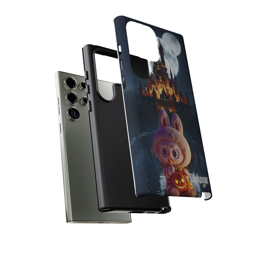 Labubu Halloween On Disney Boat Tough Phone Cases (Season, Animation)