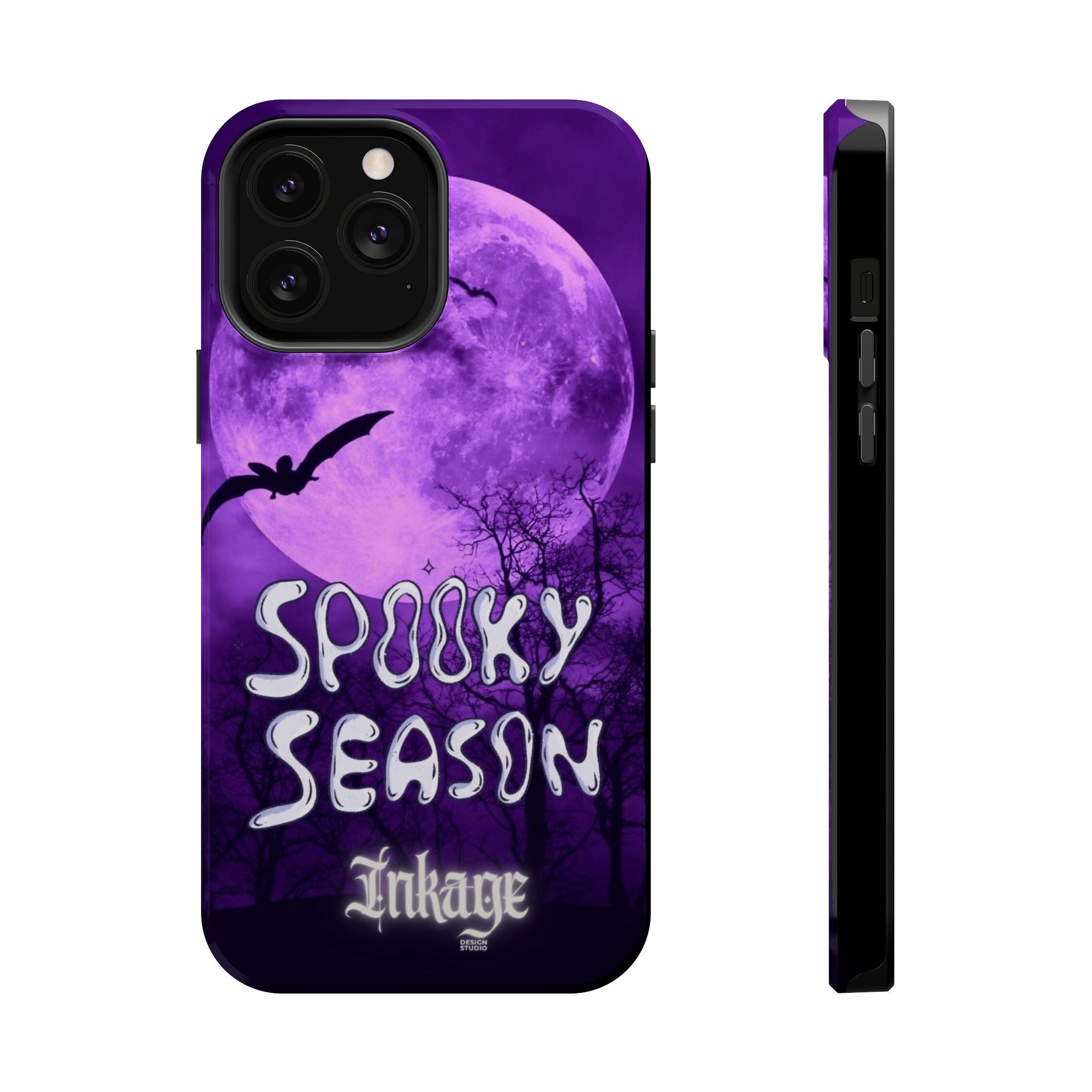 Purple Spooky Season Magnetic Phone Cases (Season)