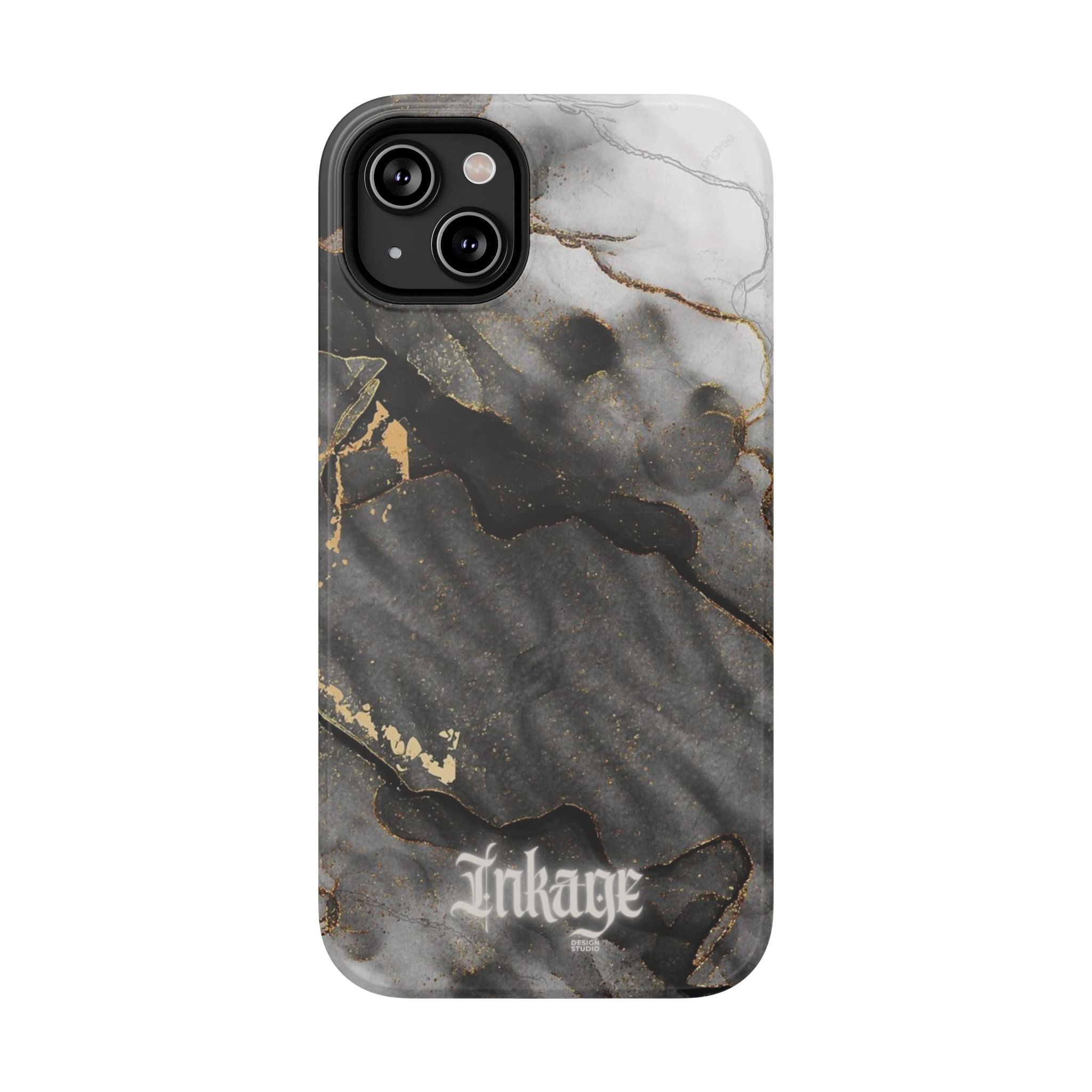 White Noir Marble Gold Foil Magnetic Phone Cases