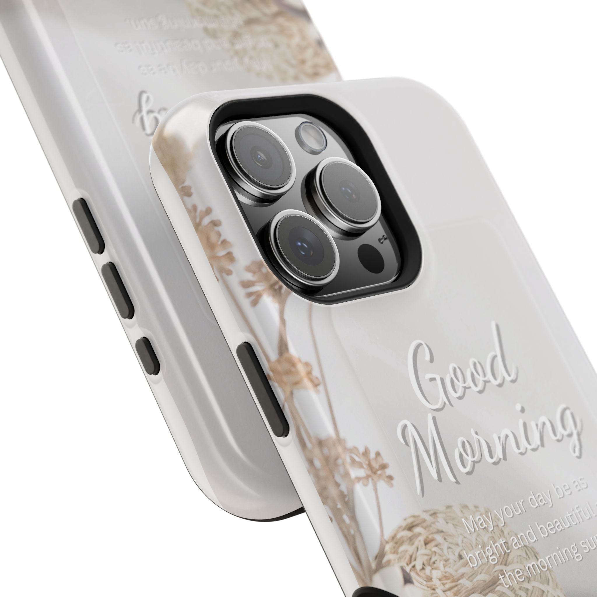 "Good Morning" Magnetic Phone Cases (Quote)