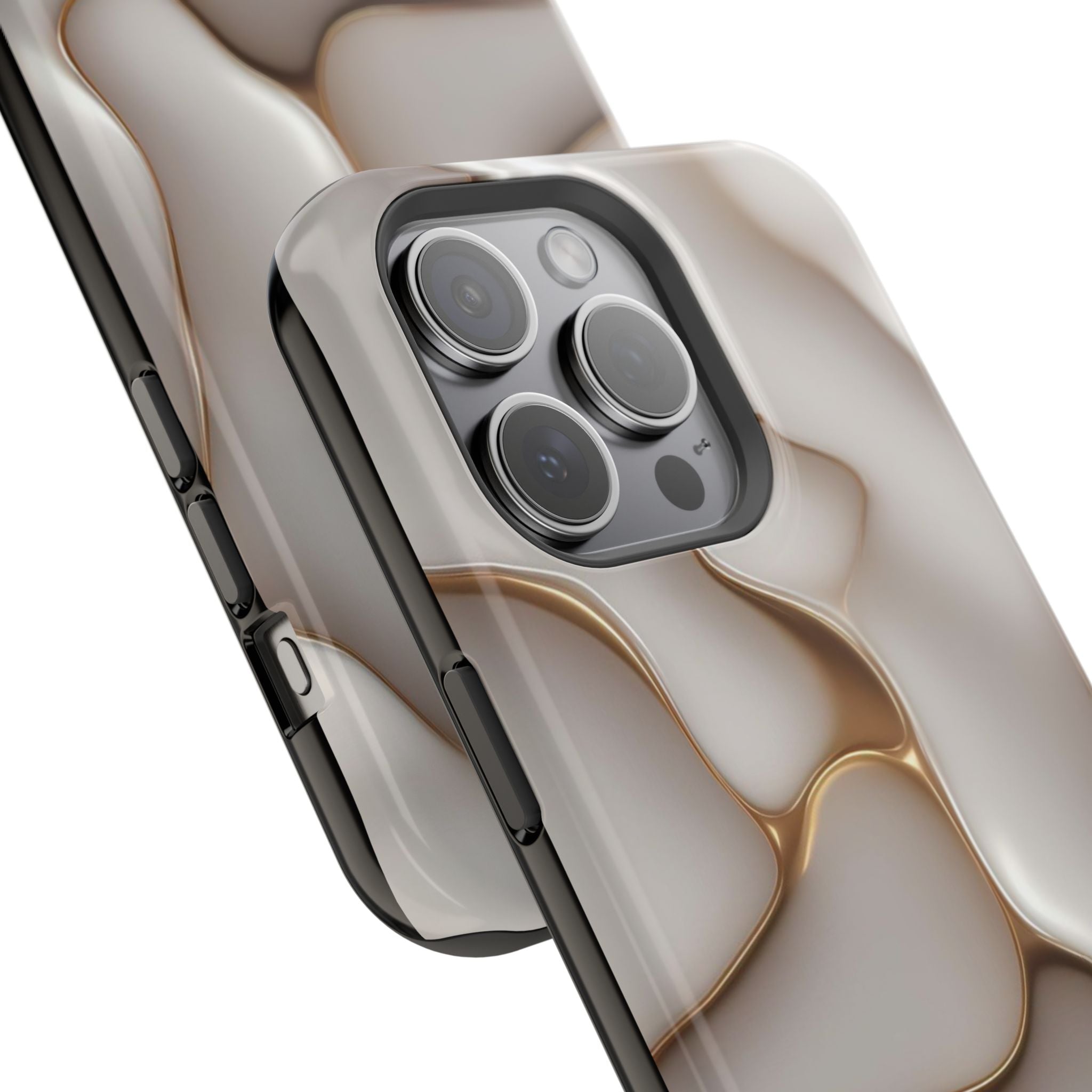 Golden Flow Magnetic Phone Cases (Minimal)