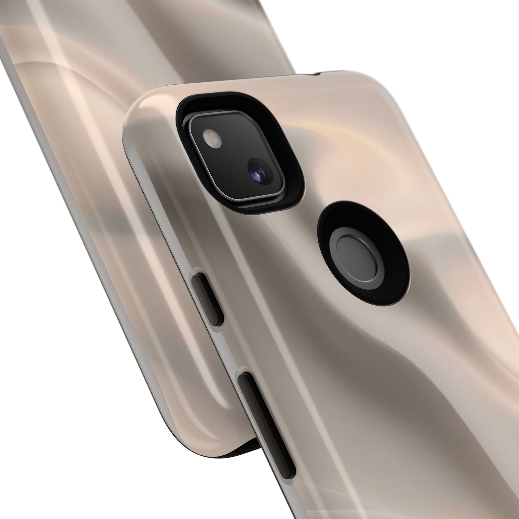 Beige Wavy Flow Tough Phone Case (Minimal)