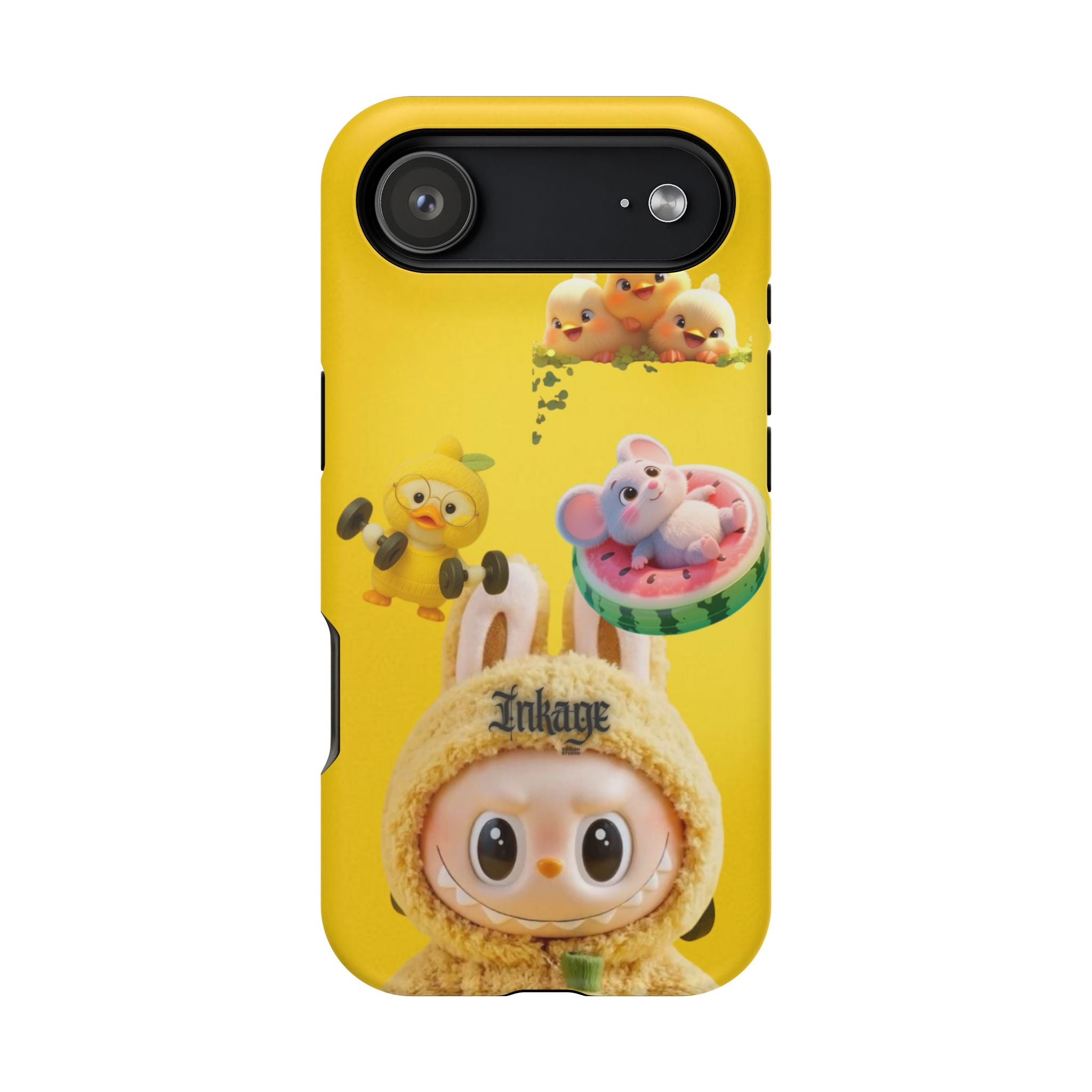 Yellow Cutie Labubu Magnetic Phone Cases (Animation)