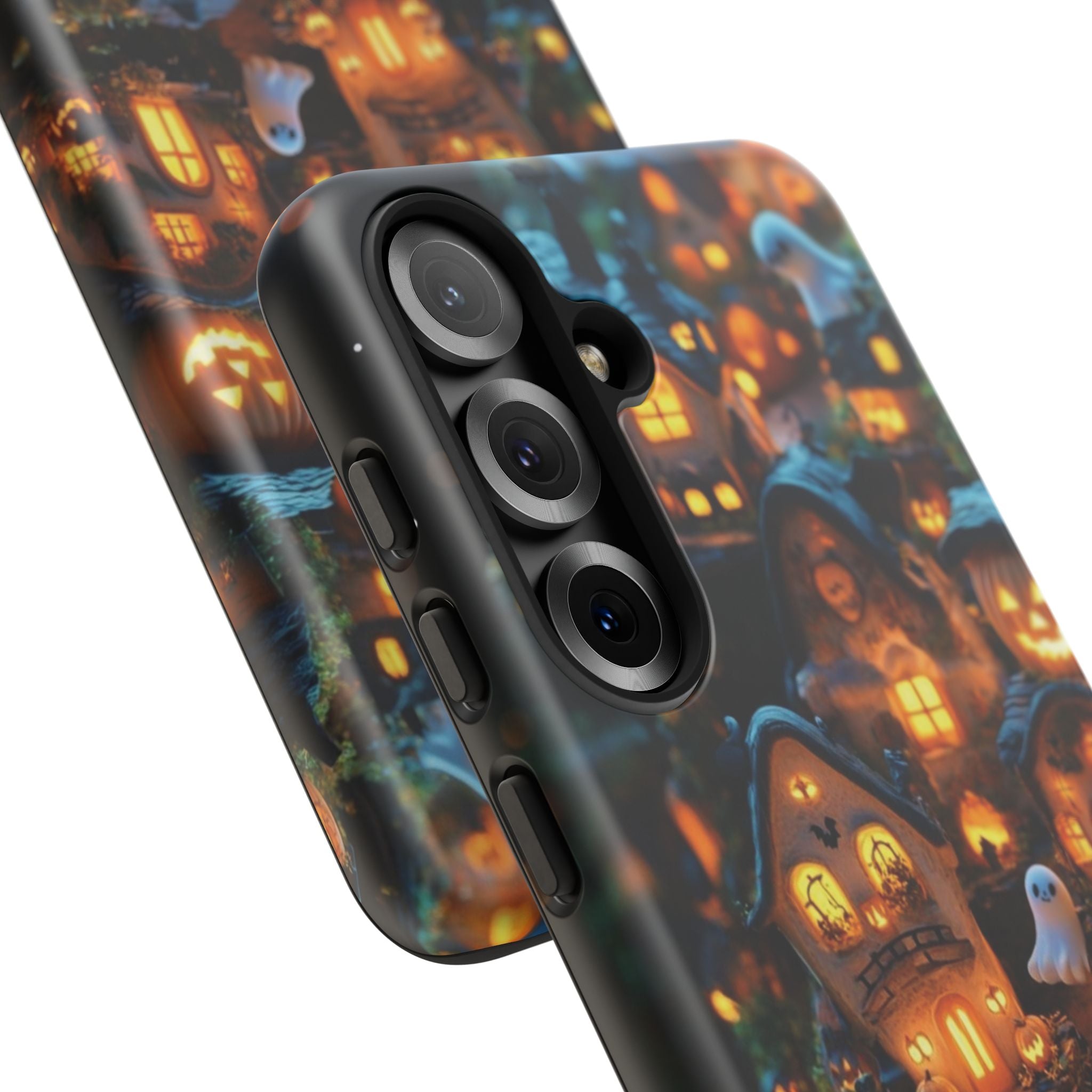 Spooky Pumpkin Village Tough Phone Cases (Season)