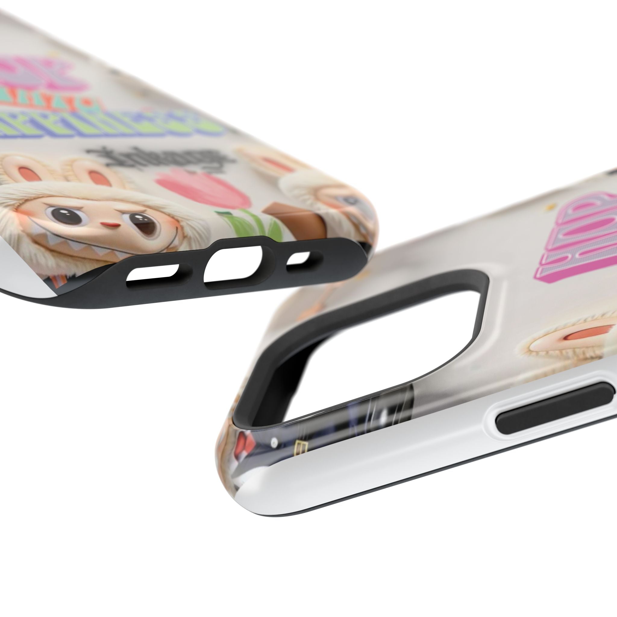 "Hop Into Happiness" Quote Magnetic Phone Case (Animation)