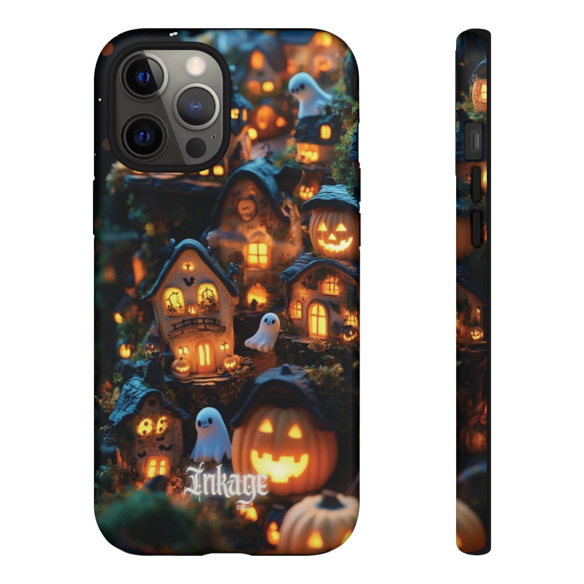 Spooky Pumpkin Village Tough Phone Cases (Season)