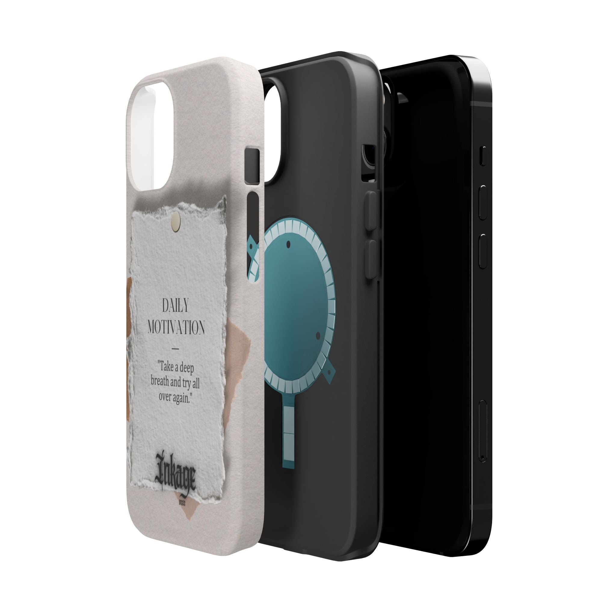 "Daily Motivation" Magnetic Quote Phone Case