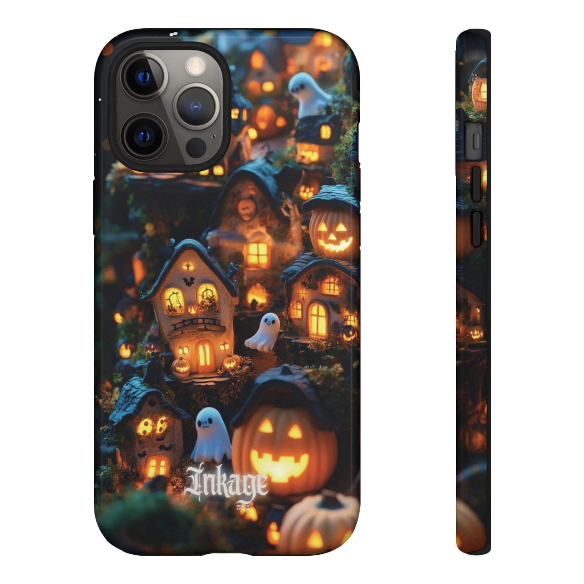 Spooky Pumpkin Village Tough Phone Cases (Season)