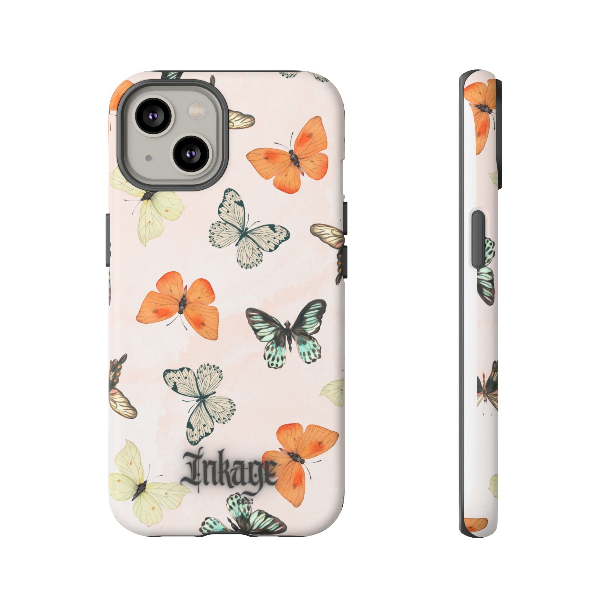 Color Butterfly Tough Phone Case (Minimal)