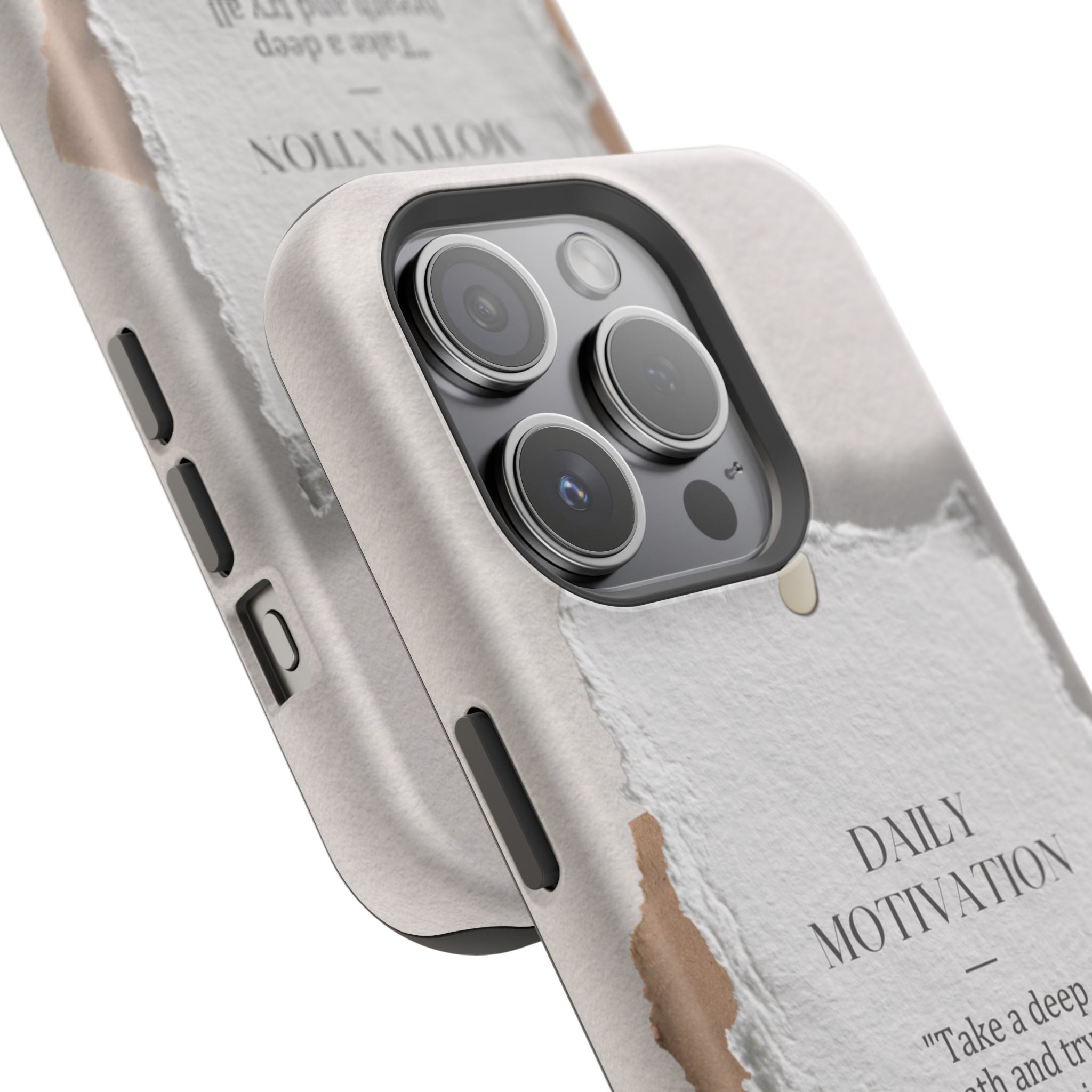 "Daily Motivation" Magnetic Quote Phone Case