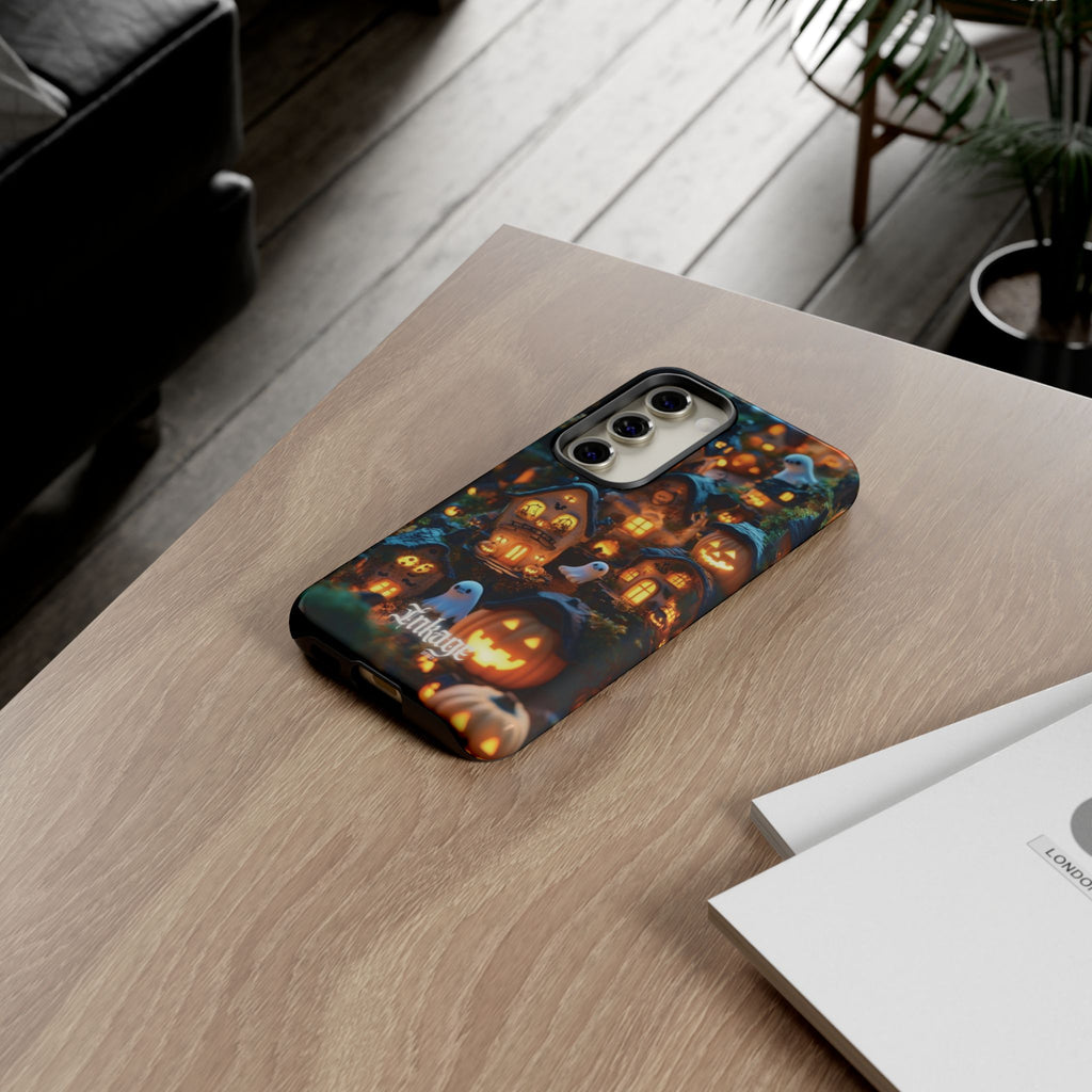Spooky Pumpkin Village Tough Phone Cases (Season)