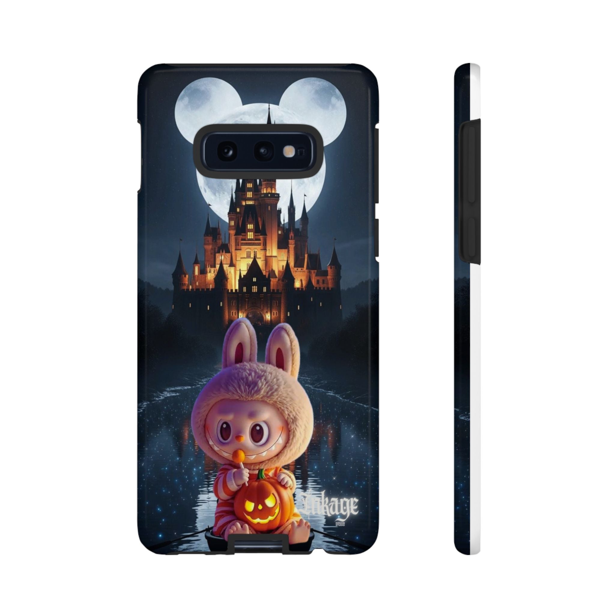 Labubu Halloween On Disney Boat Tough Phone Cases (Season, Animation)