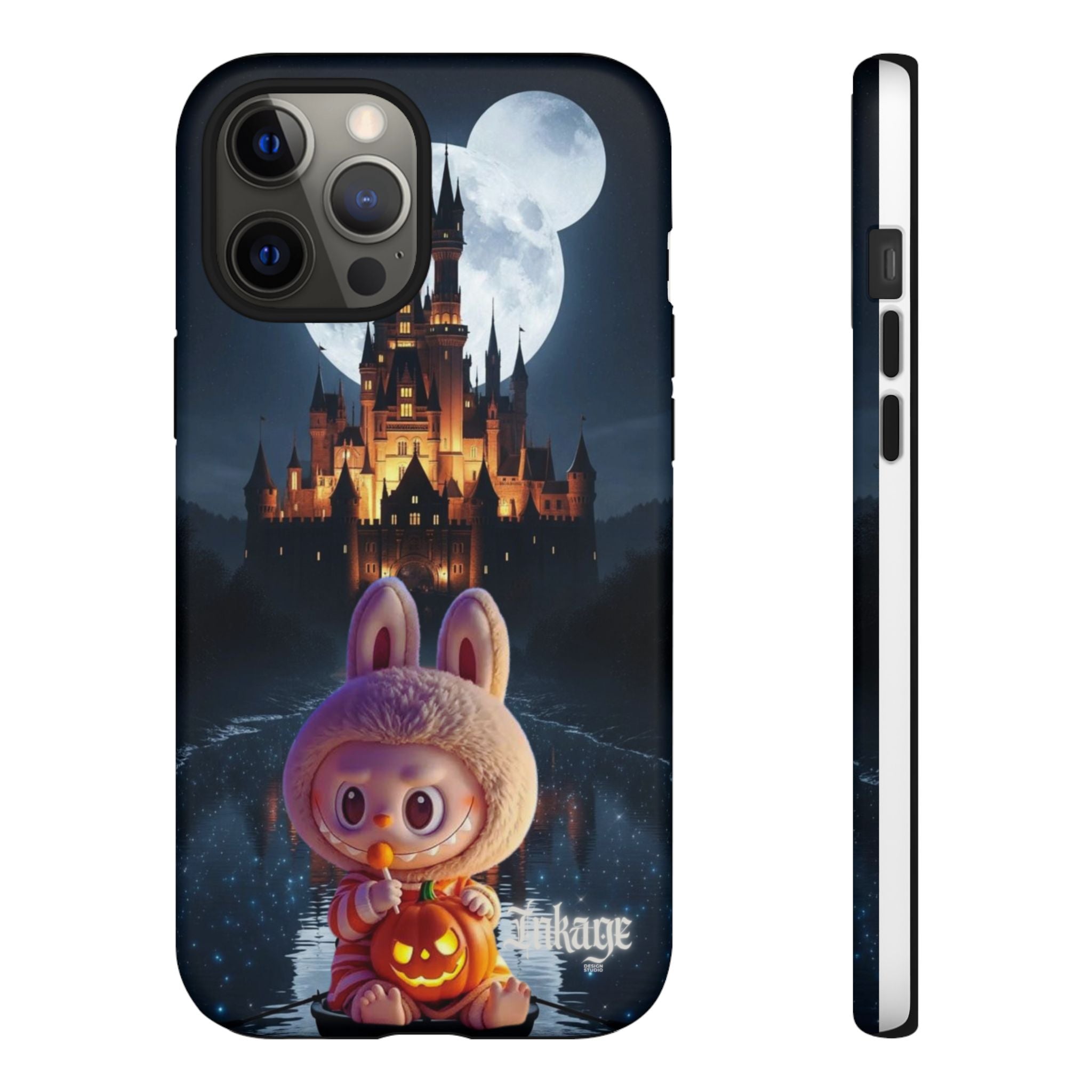 Labubu Halloween On Disney Boat Tough Phone Cases (Season, Animation)