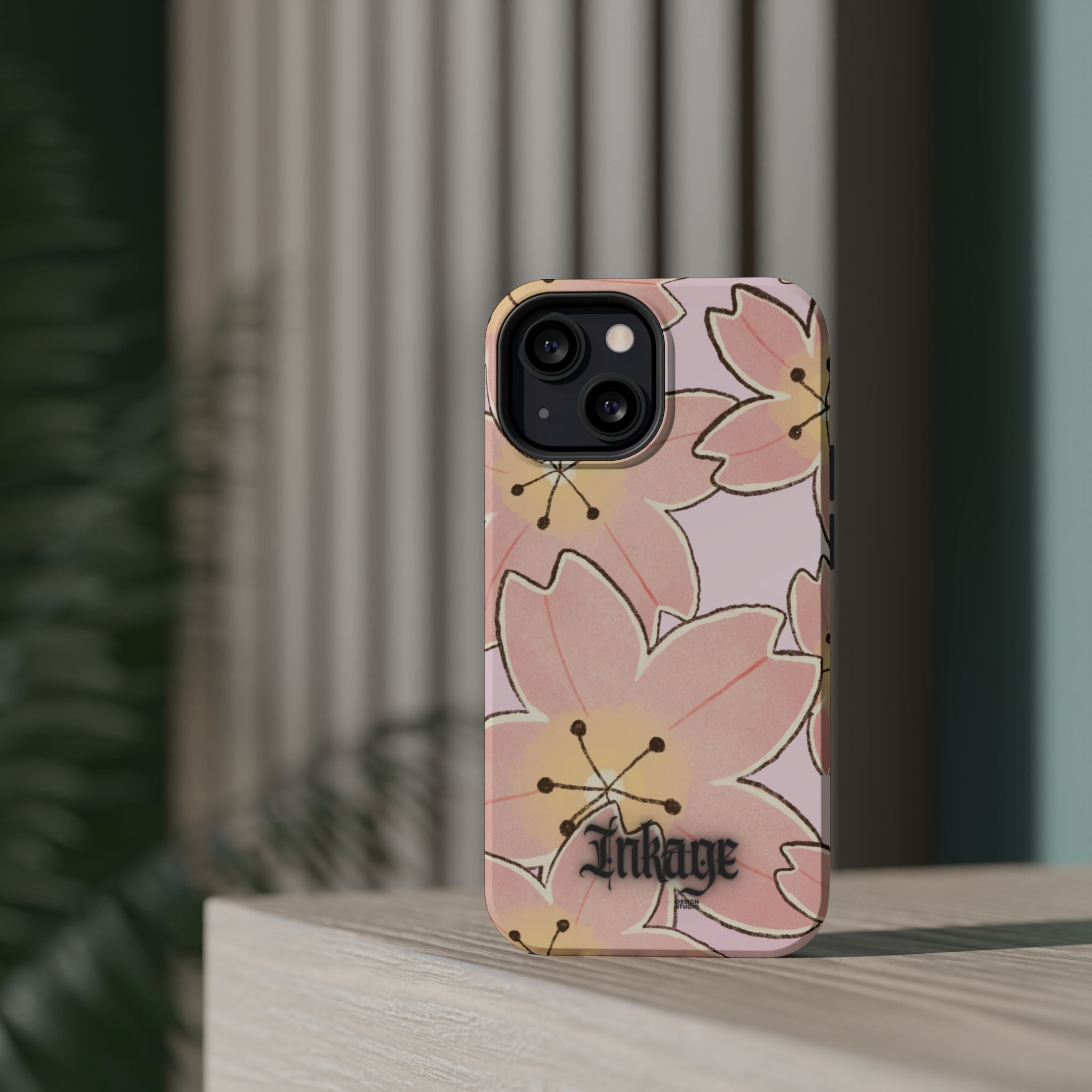 Charming Floral Magnetic Phone Case (Minimal)