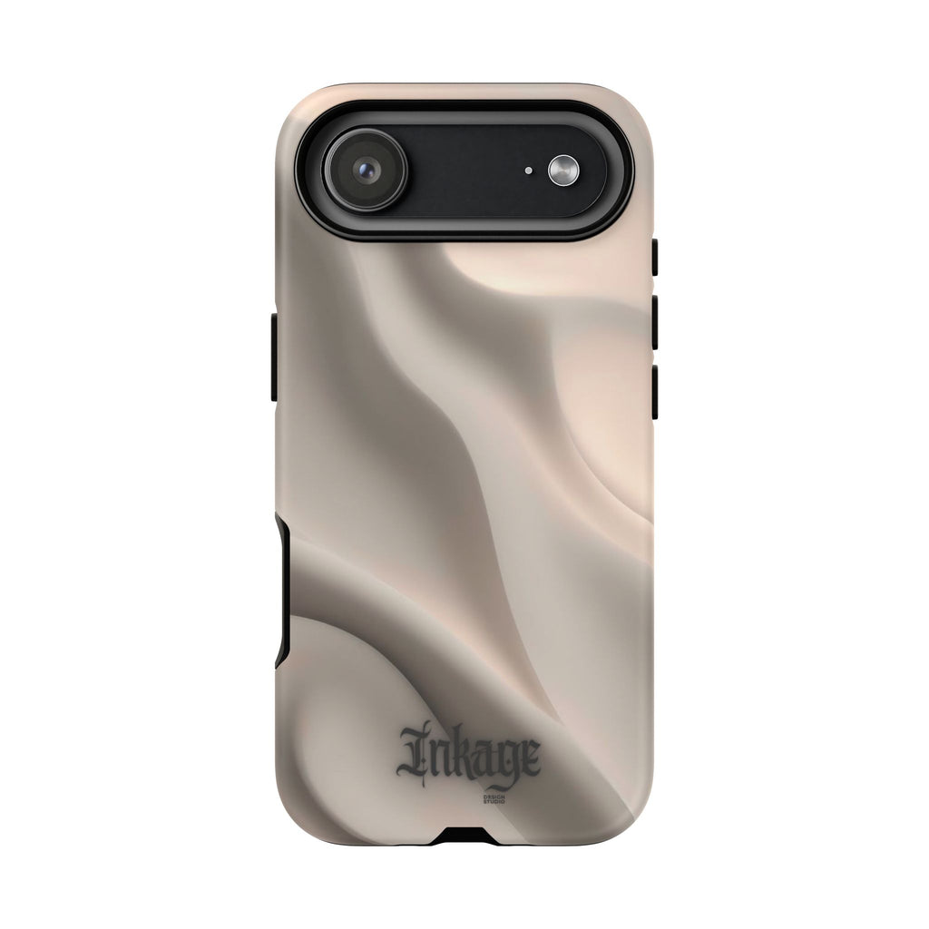 Beige Wavy Flow Tough Phone Case (Minimal)