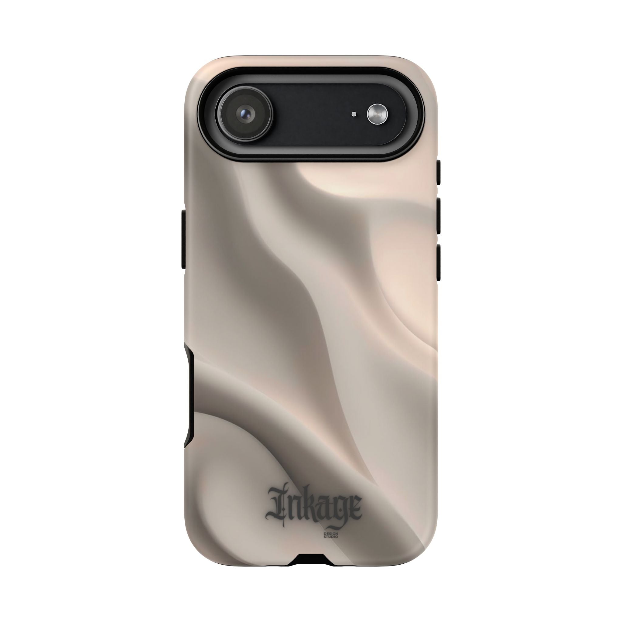 Beige Wavy Flow Tough Phone Case (Minimal)