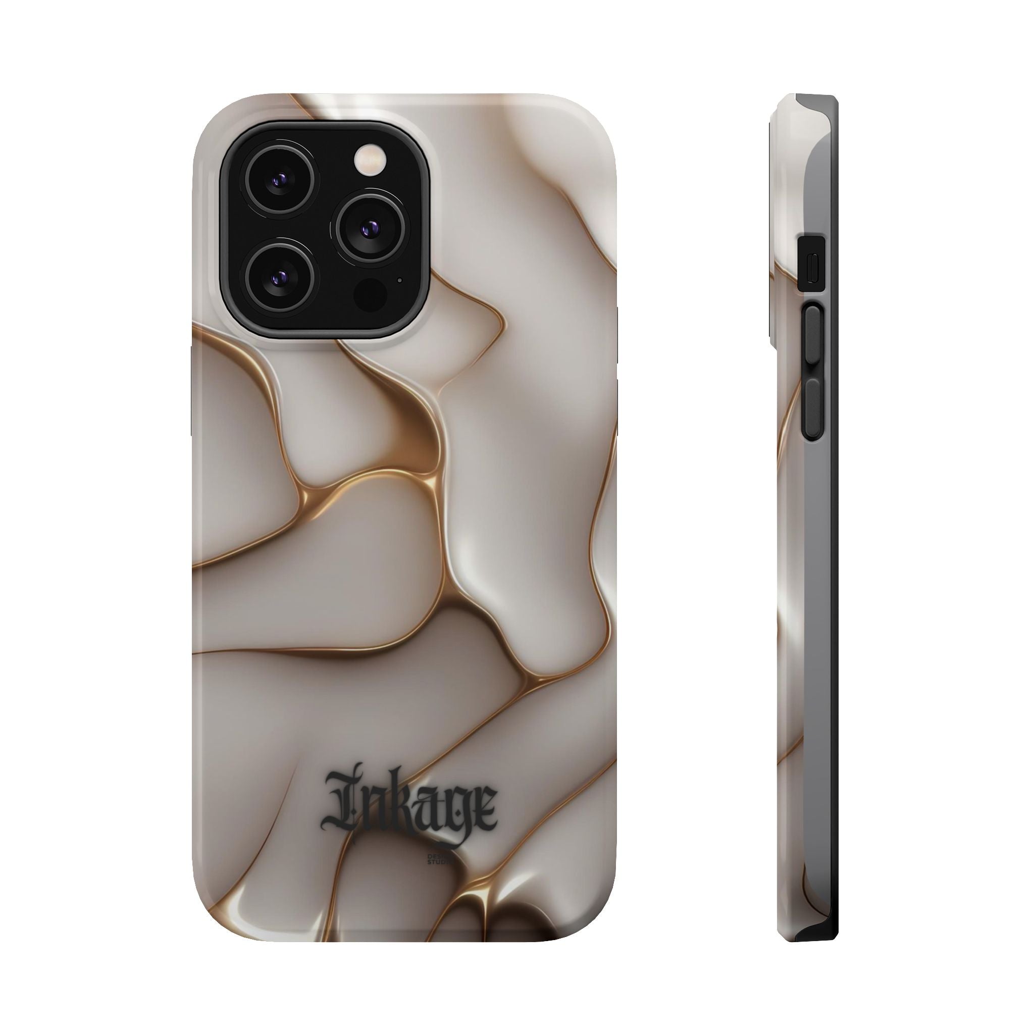 Golden Flow Magnetic Phone Cases (Minimal)
