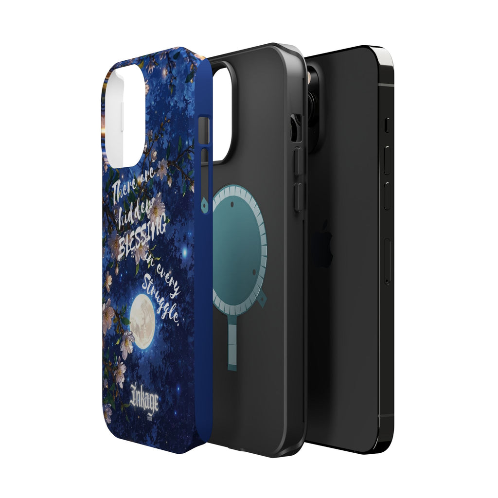 “Moonlit Blessing” Magnetic Phone Cases (Quote)