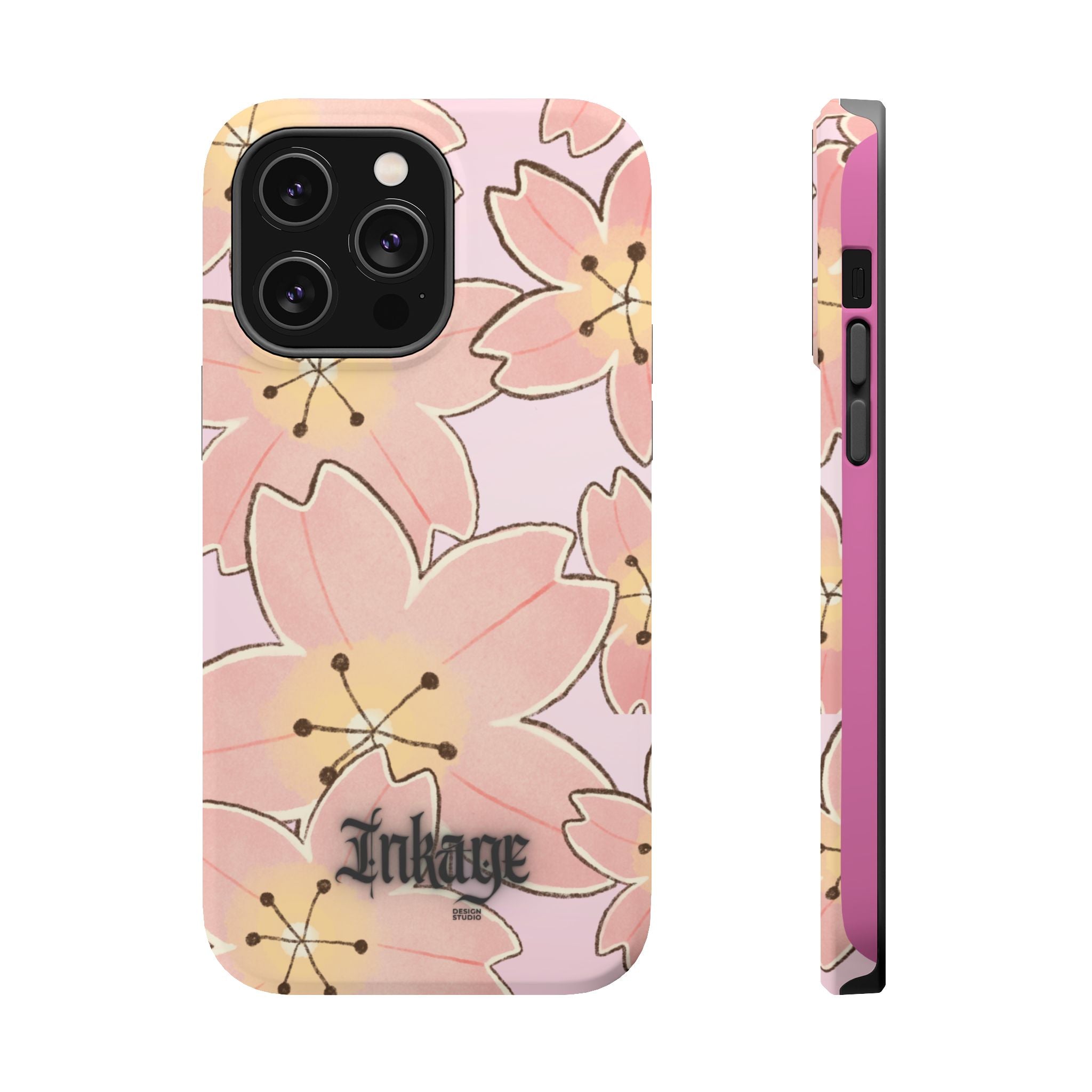 Charming Floral Magnetic Phone Cases (Minimal)
